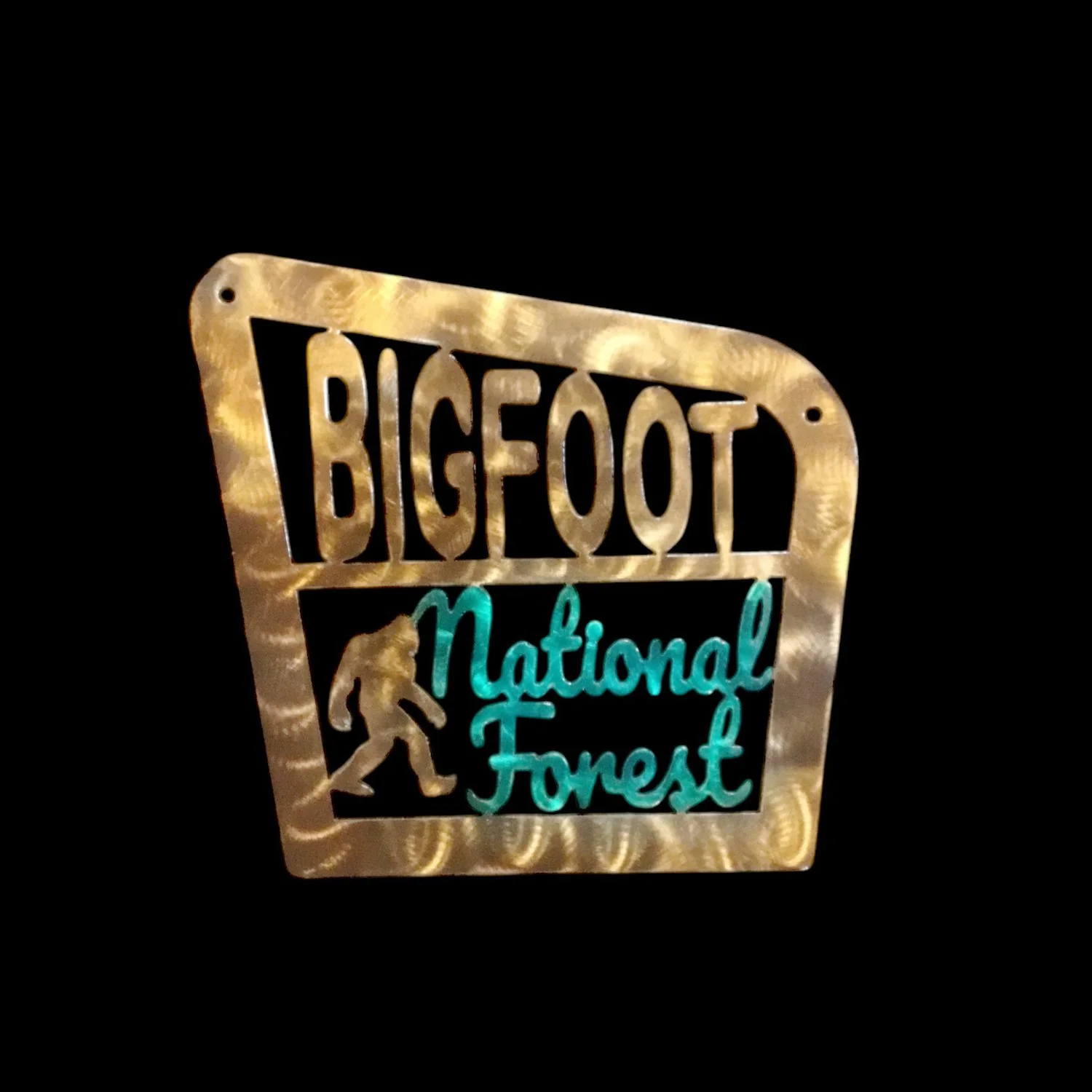 Bigfoot National Forest Metal Sign Powder Coated