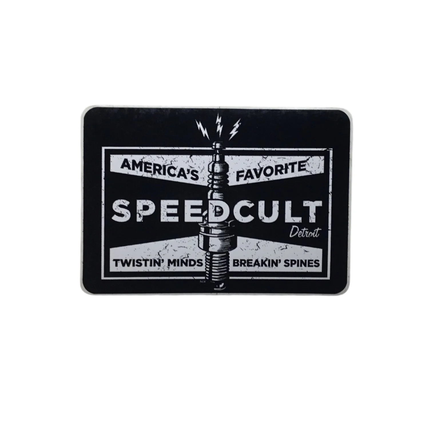 Sparkplug Sticker