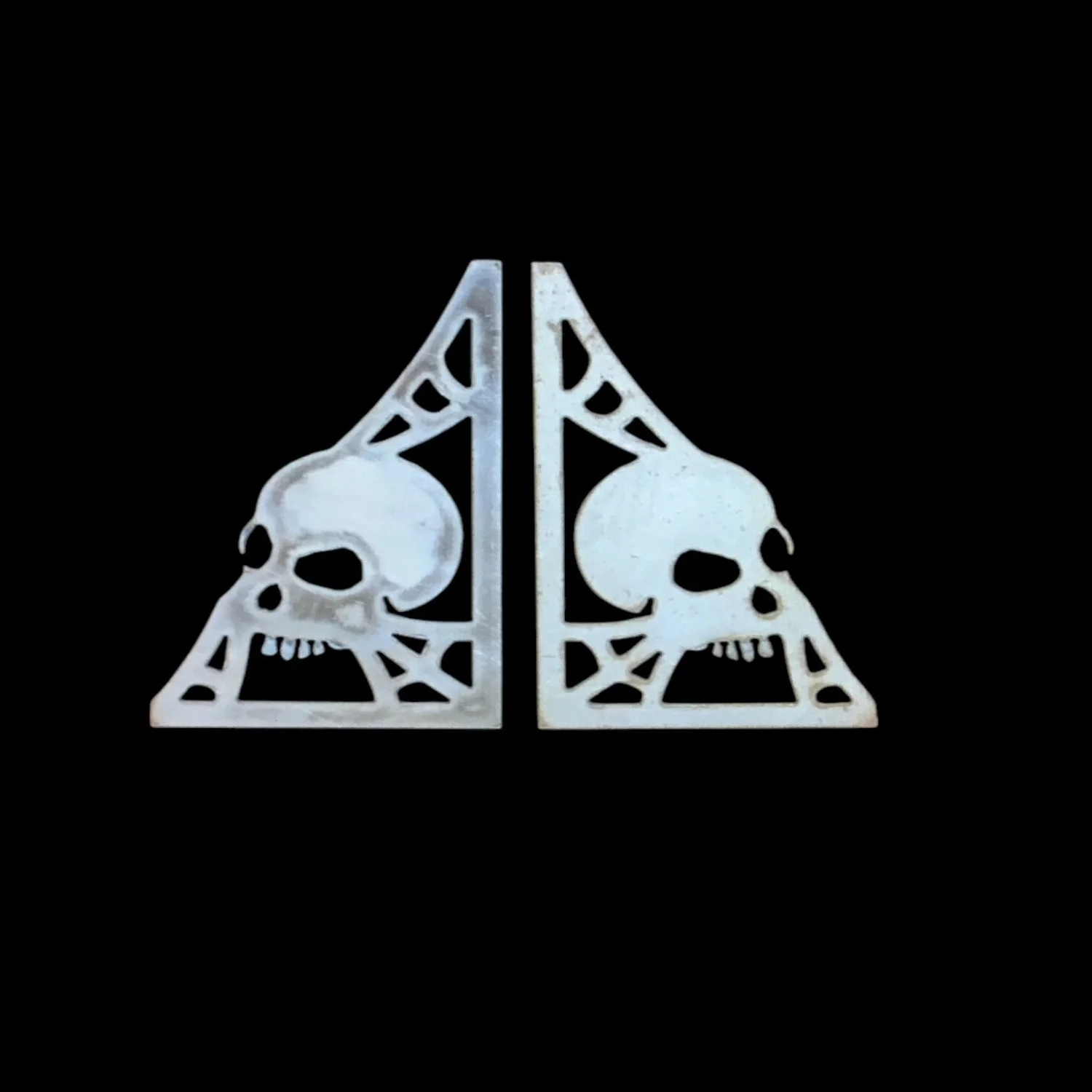 Skull and Web 6x9 Bottom Gusset Pair