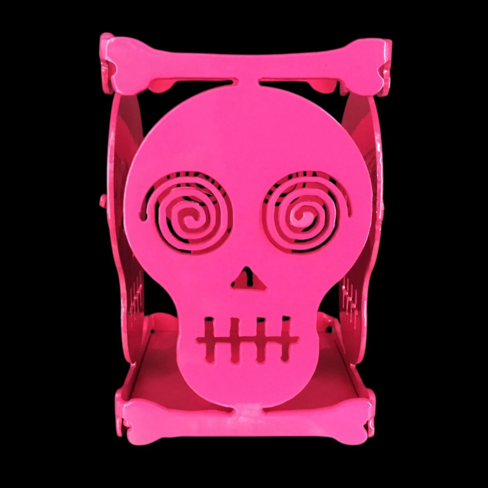 Psycho Skull Candle Holder