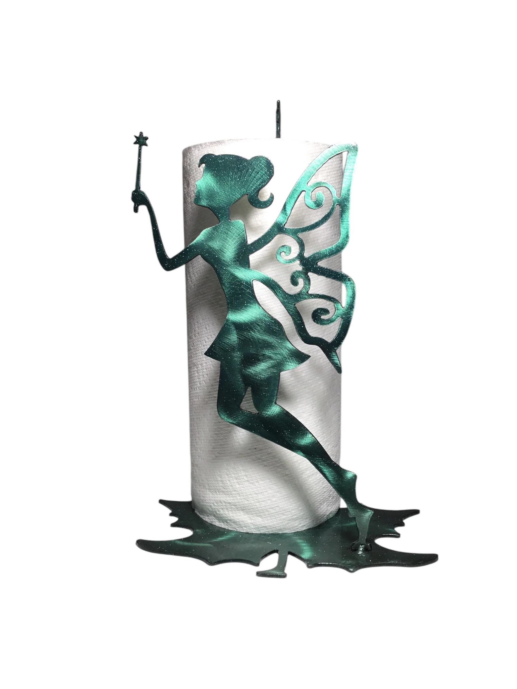 Fairy metal paper towel holder