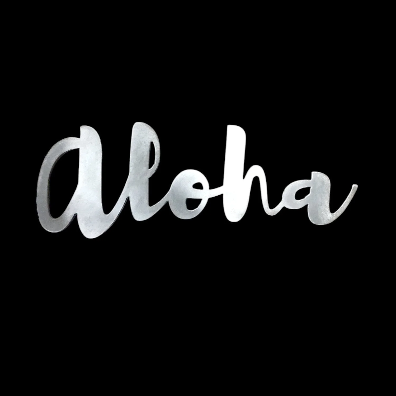 Aloha metal cut out