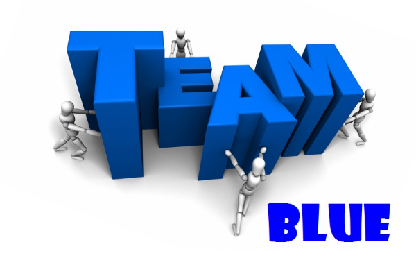 I'm on Team Blue!