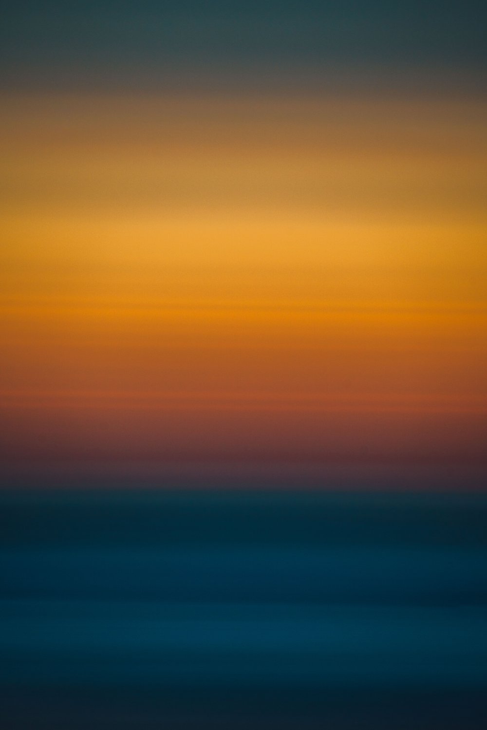 Long pan sunset exposure