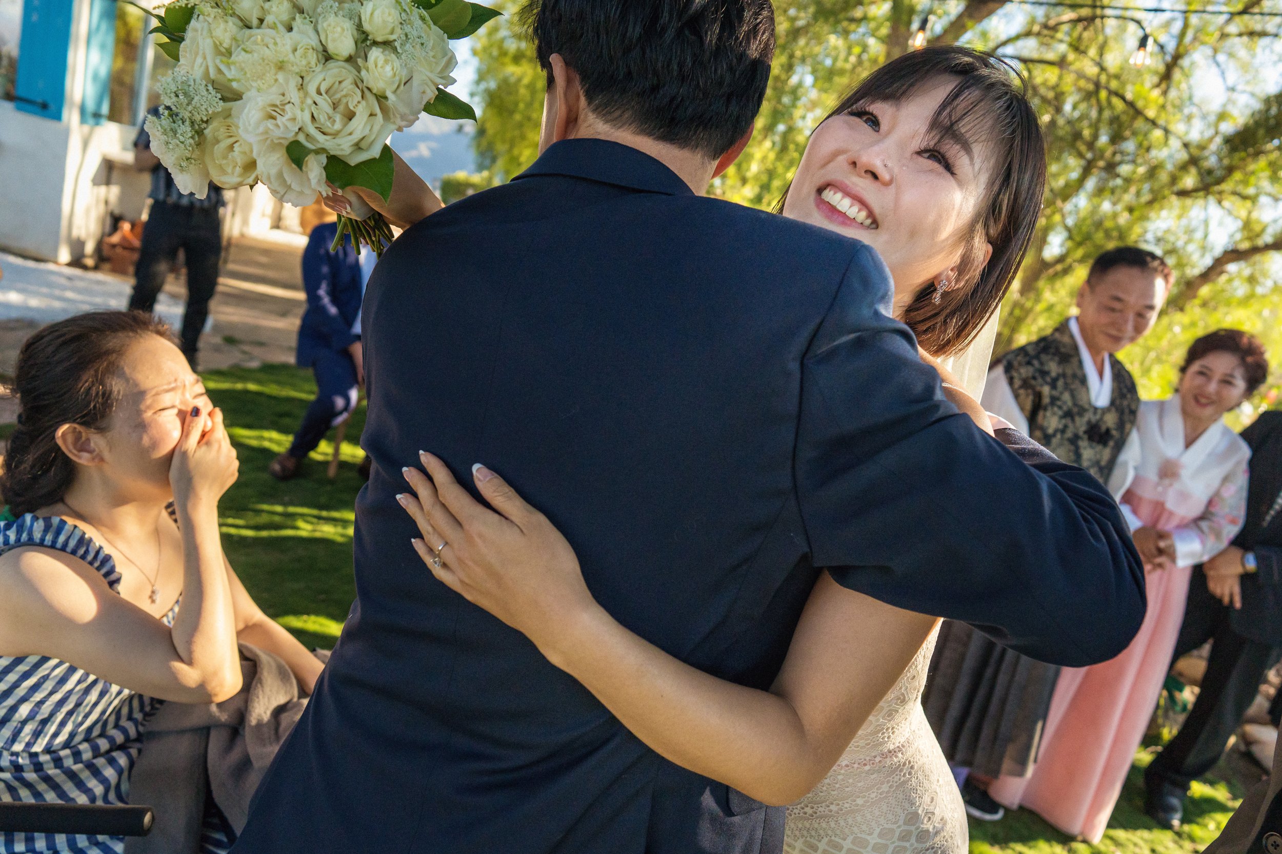 intimate wedding elopement photography los angeles topanga canyon diy wedding backyard wedding