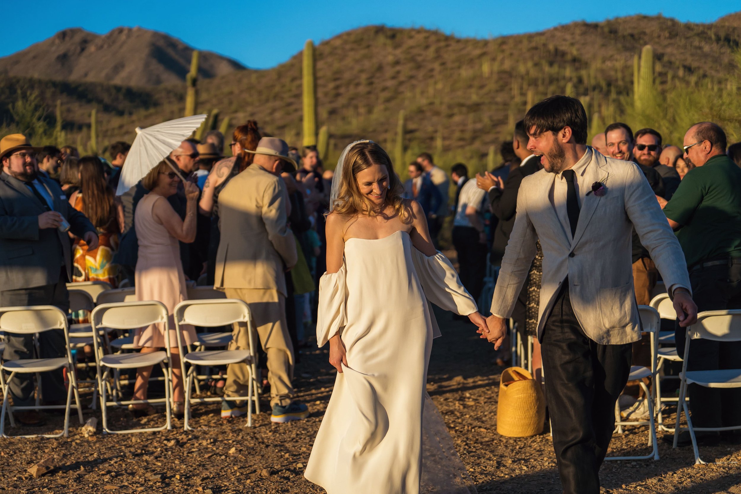 Tucson Mountain Park Arizona Wedding, Saguaro cactus 