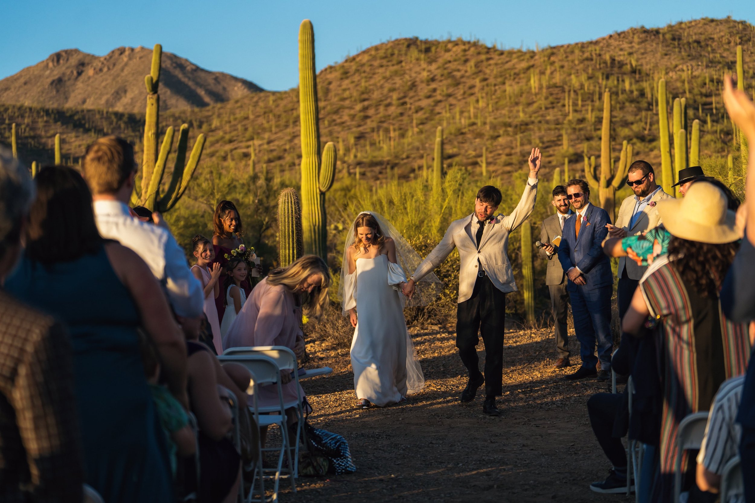 Tucson Mountain Park Arizona Wedding, Saguaro cactus 