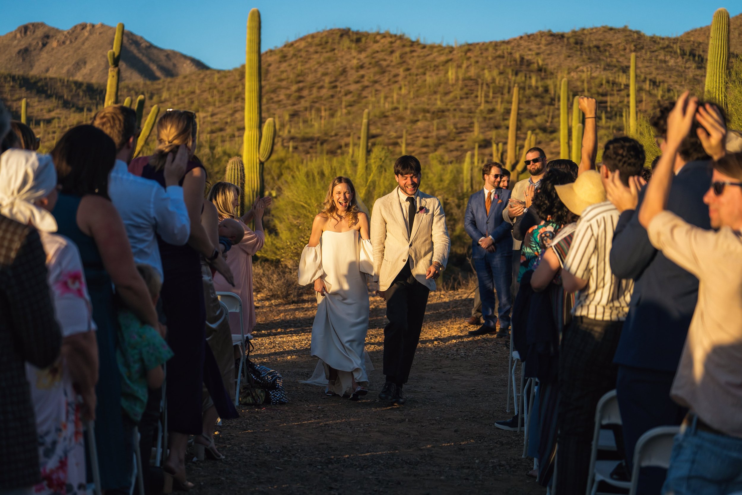 Tucson Mountain Park Arizona Wedding, Saguaro cactus 