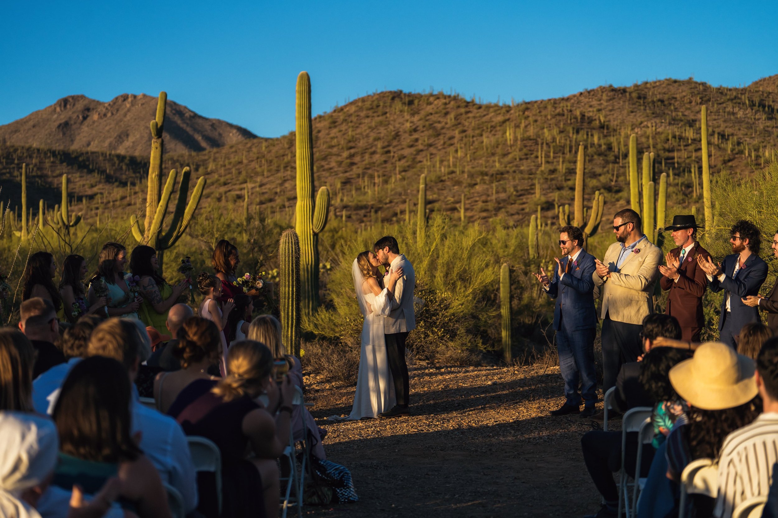 Tucson Mountain Park Arizona Wedding, Saguaro cactus 