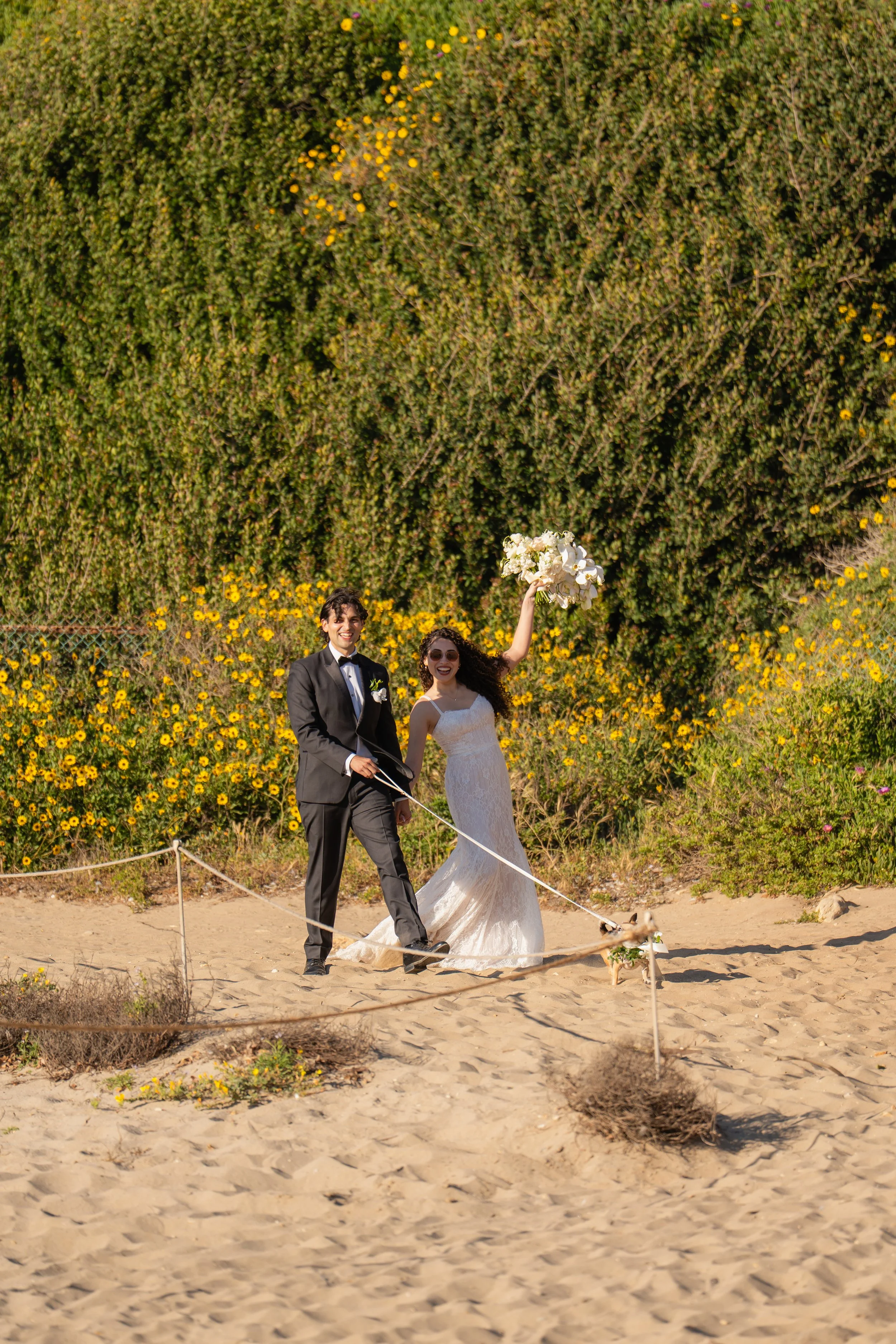 Point Dume Beach Wedding in Malibu Photos