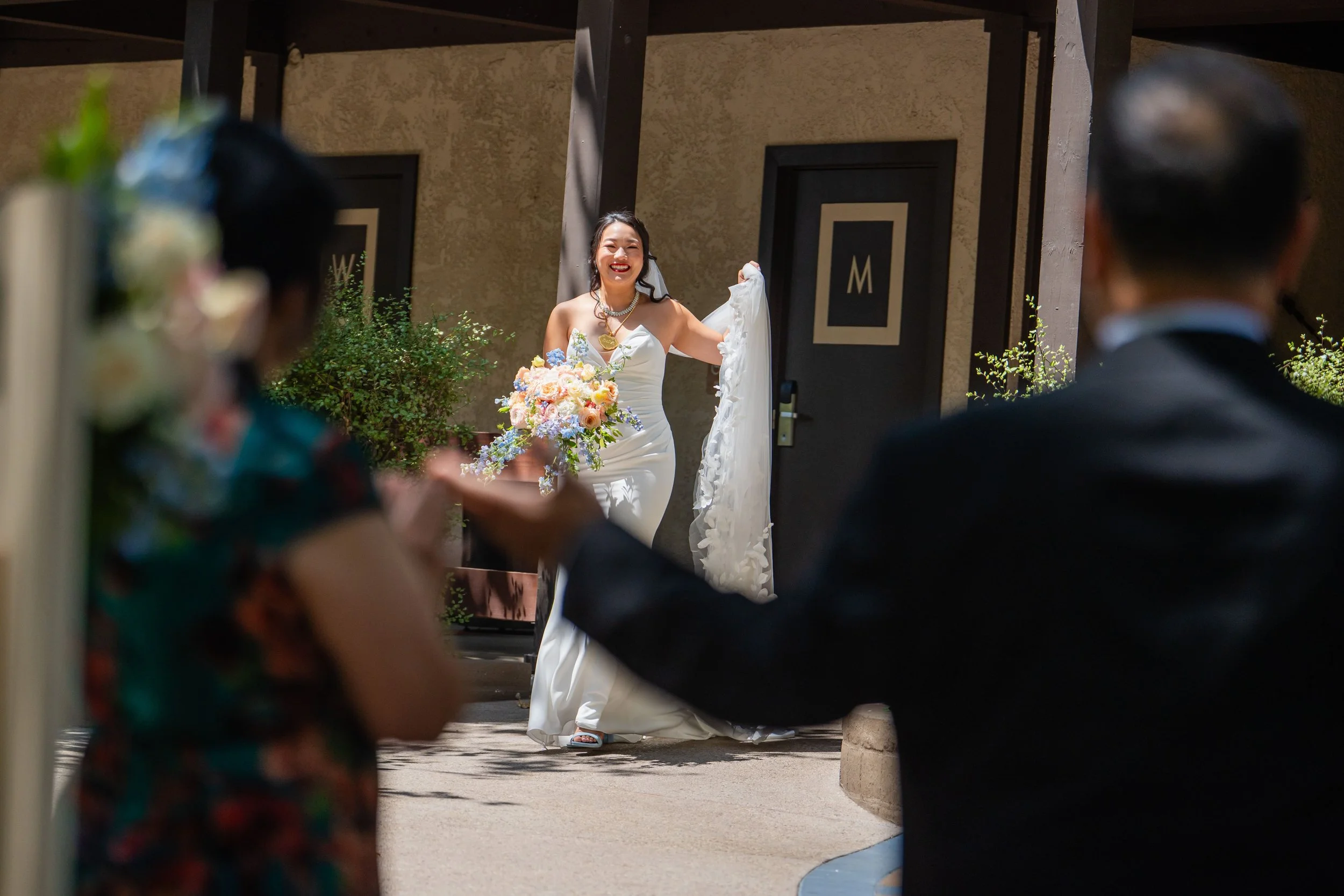 Olivia and Morgan’s Colorful Wedding at The Garland