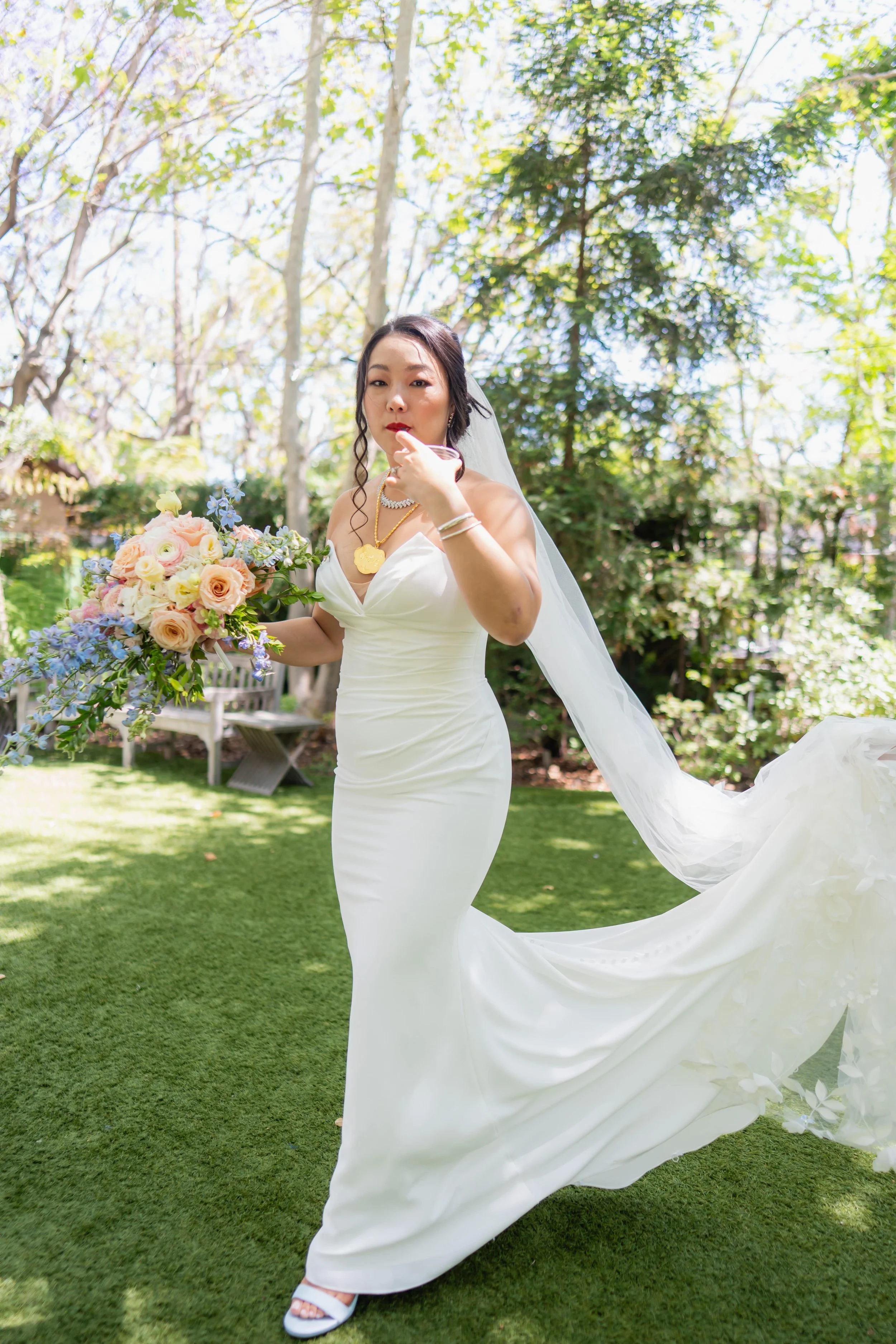 Olivia and Morgan’s Colorful Wedding at The Garland