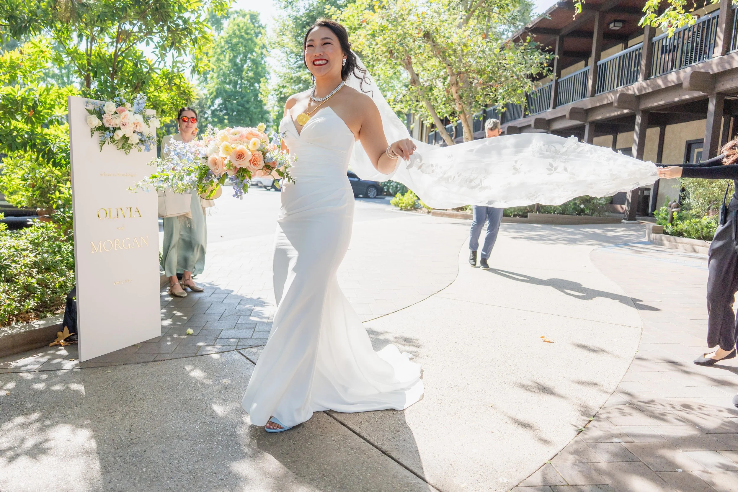 Olivia and Morgan’s Colorful Wedding at The Garland