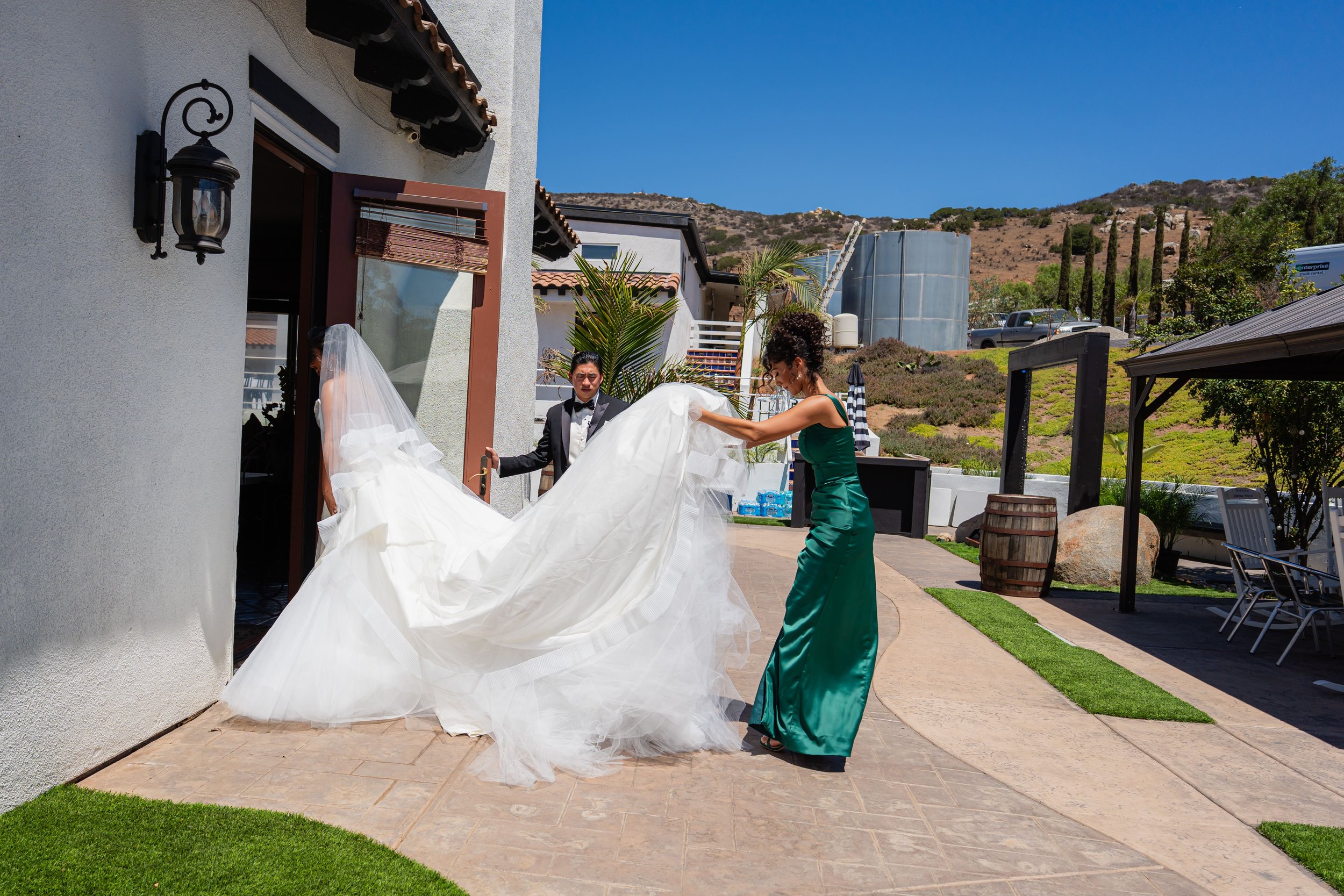 Mater Dei Catholic Church Wedding and Big Private Backyard in San Diego | Documentary Wedding Photography