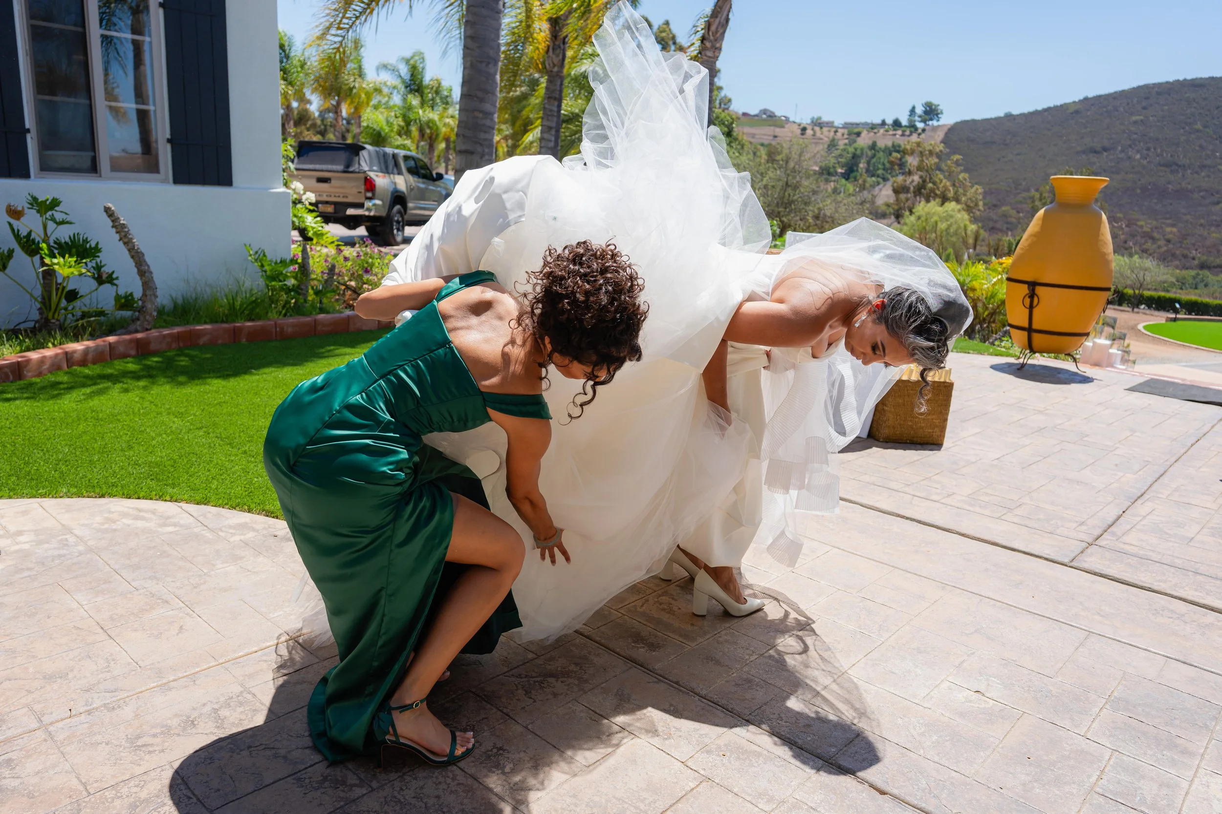 Mater Dei Catholic Church Wedding and Big Private Backyard in San Diego | Documentary Wedding Photography