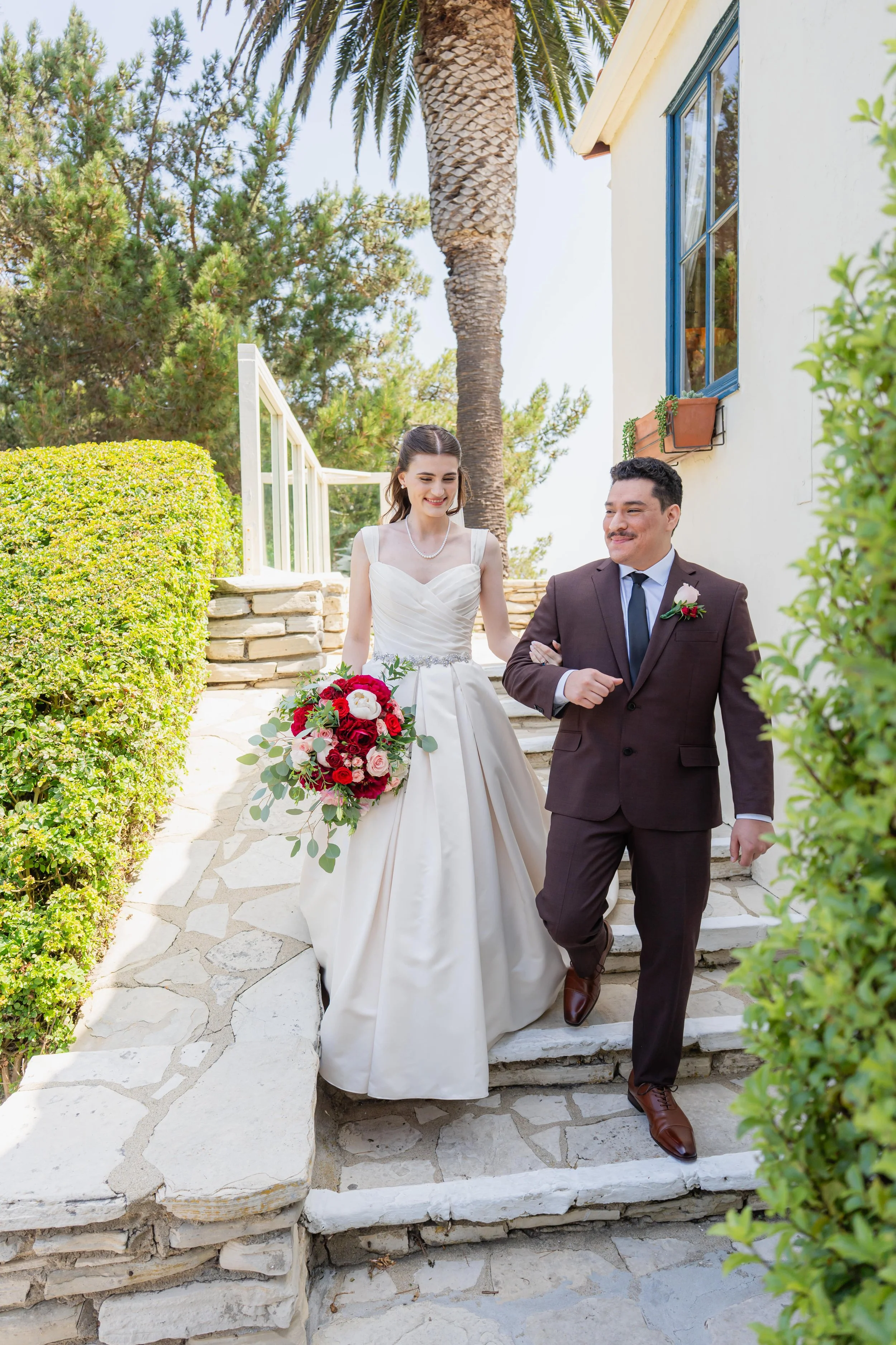 La Venta Inn Wedding in Palos Verdes Estates | Afton and Brandon