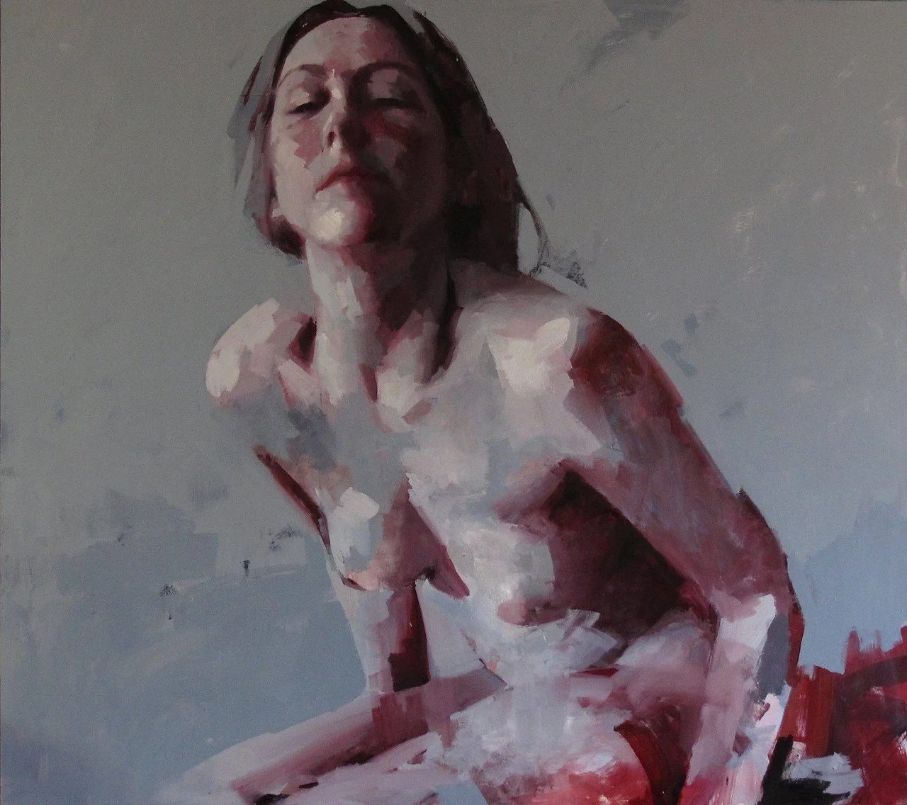 Forward , 2014 Oil on Panel 48 x 54 in. 