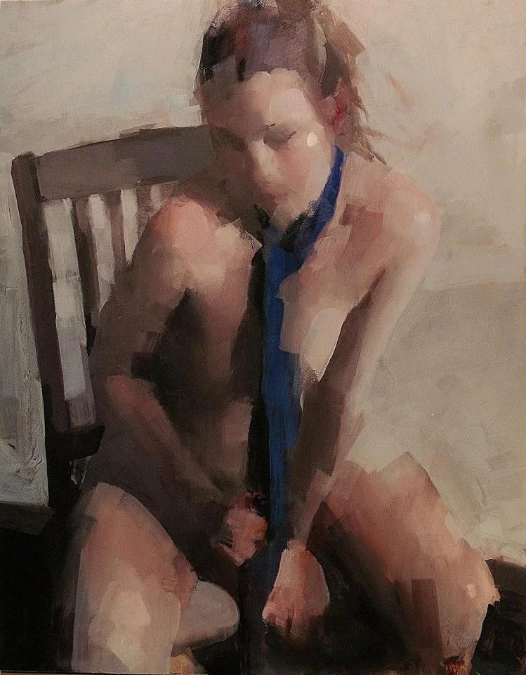 Scarf , 2014 Oil on Panel 20 x 16 in. 