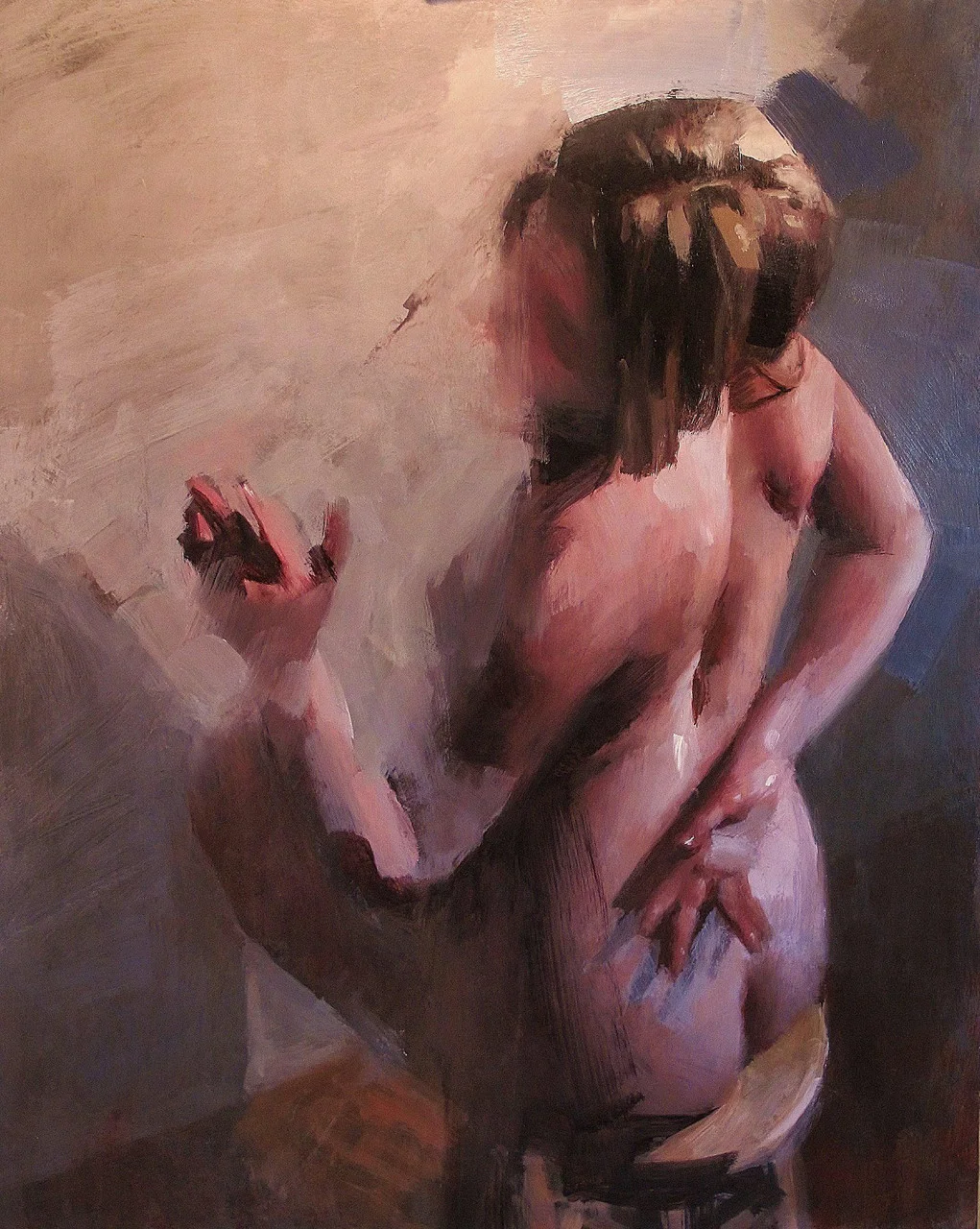 Behind Back , 2014 Oil on Panel 20 x 16 in. 