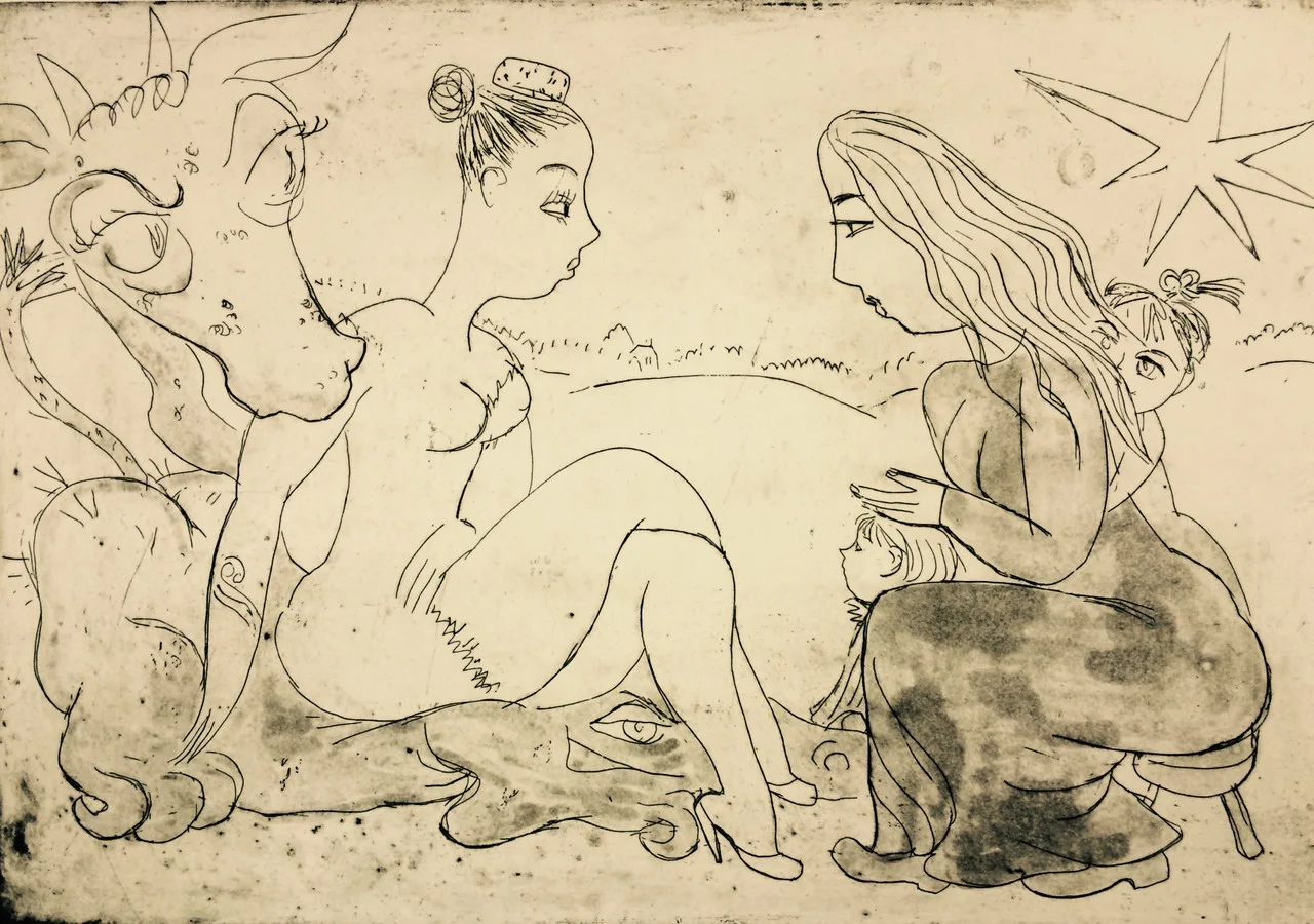 The Doge's Carnival , 2001 Etching with Aquatint 24 x 18 in.