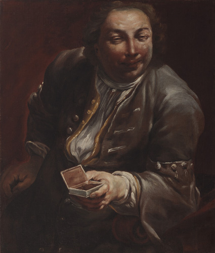 Portrait of a Gentleman with Snuff Oil on Canvas 31 7/8 x 27 1/4 in. 