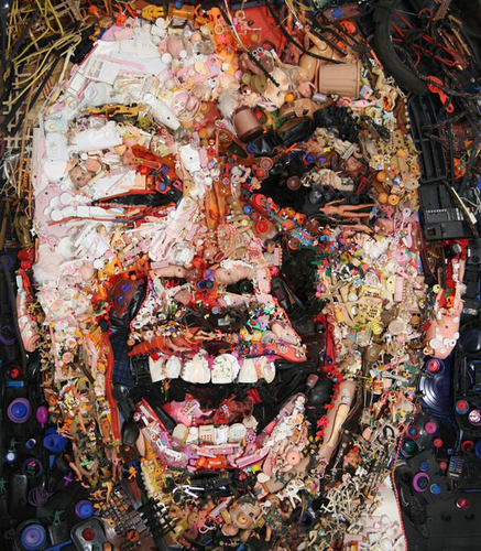 Self Portrait , 2012 Found Objects 60 x 48 in. 