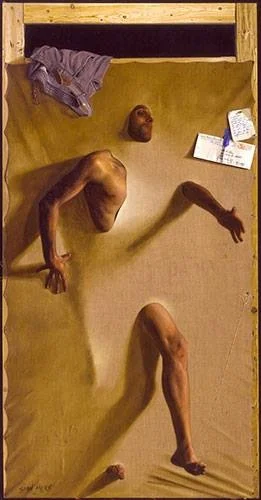 Emergence , 2004 Oil on Canvas 80 x 41 in. 