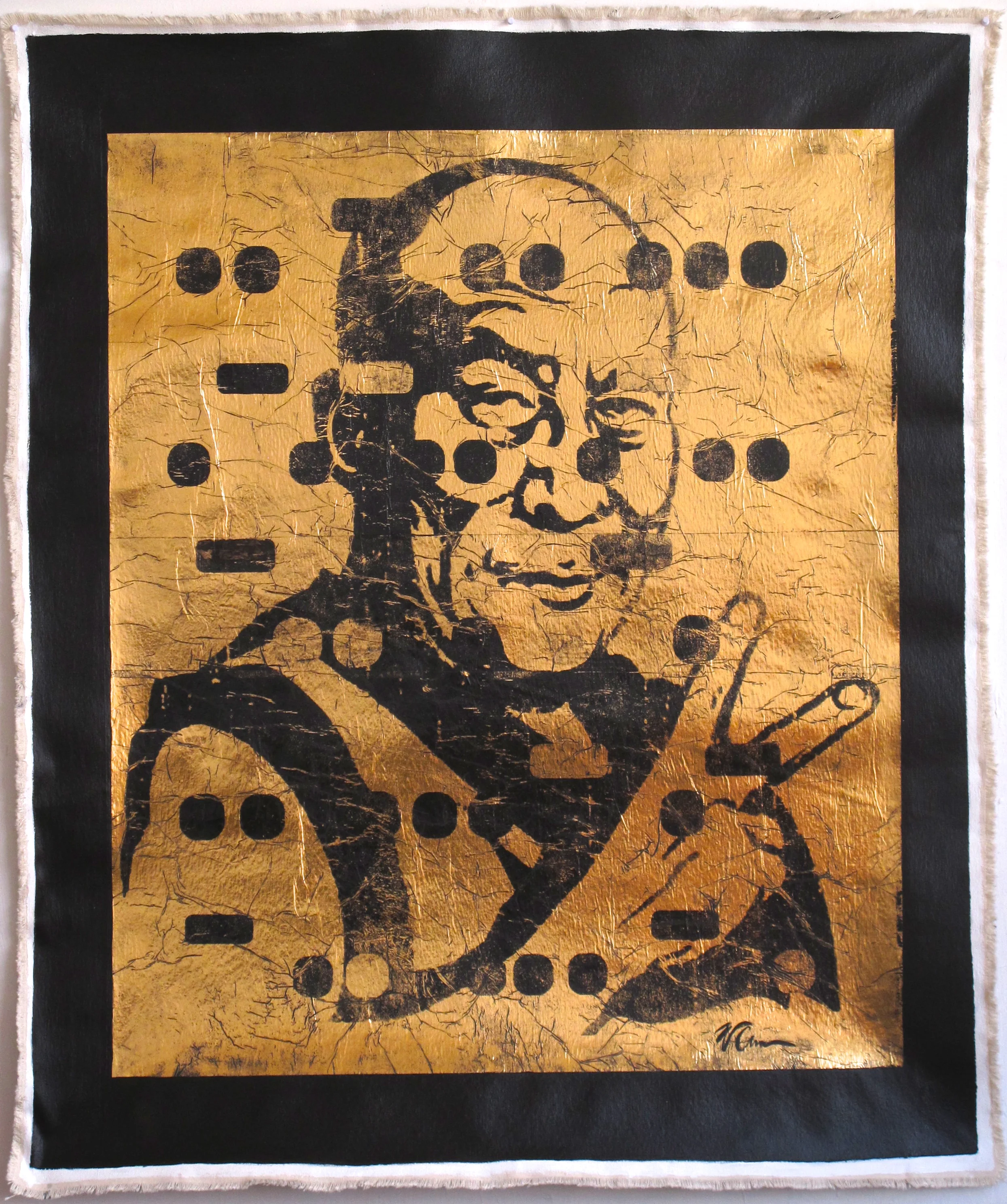 It's All Derivative, Dali Lama, 2015, Edition 1 of 5 Mixed media on canvas 40 x 30