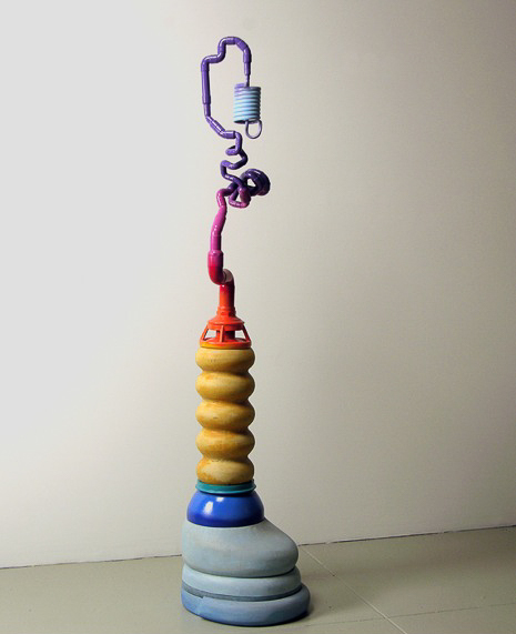 Childhood's End #8 , 2008 Stone, concrete, metal, paint 65 x 15 x 12 in. 