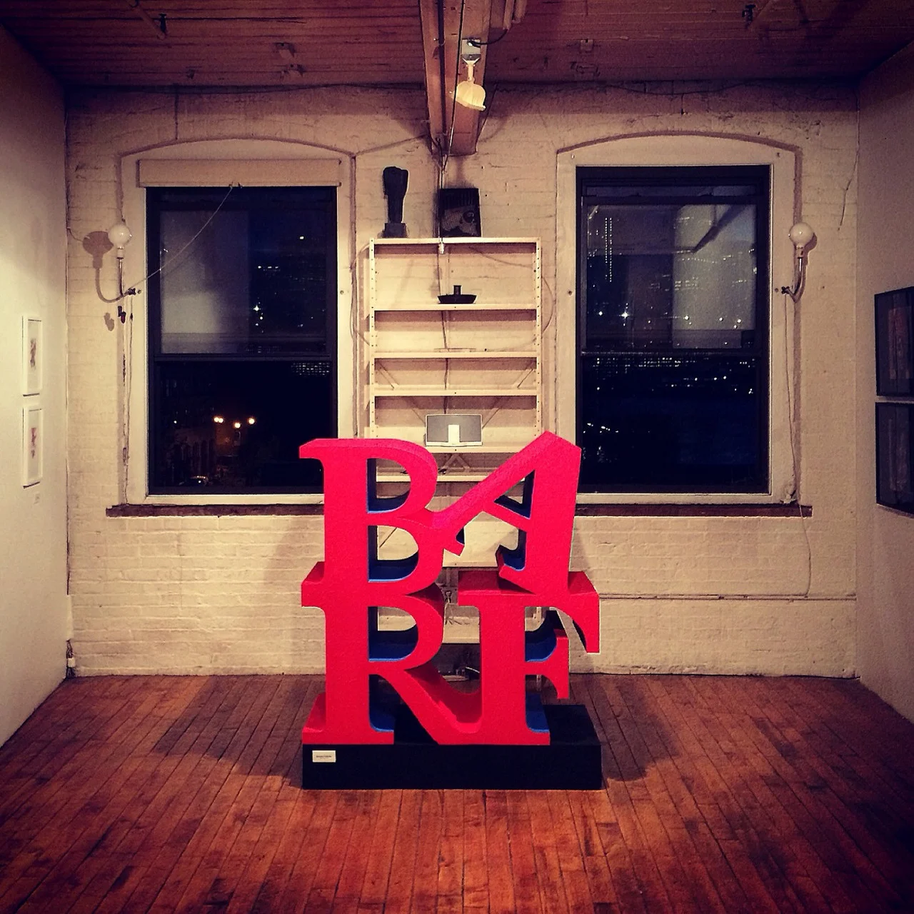 Hashtag LOVE, 2014 High density foam and acrylic paint 57 x 48 x 24 in. 