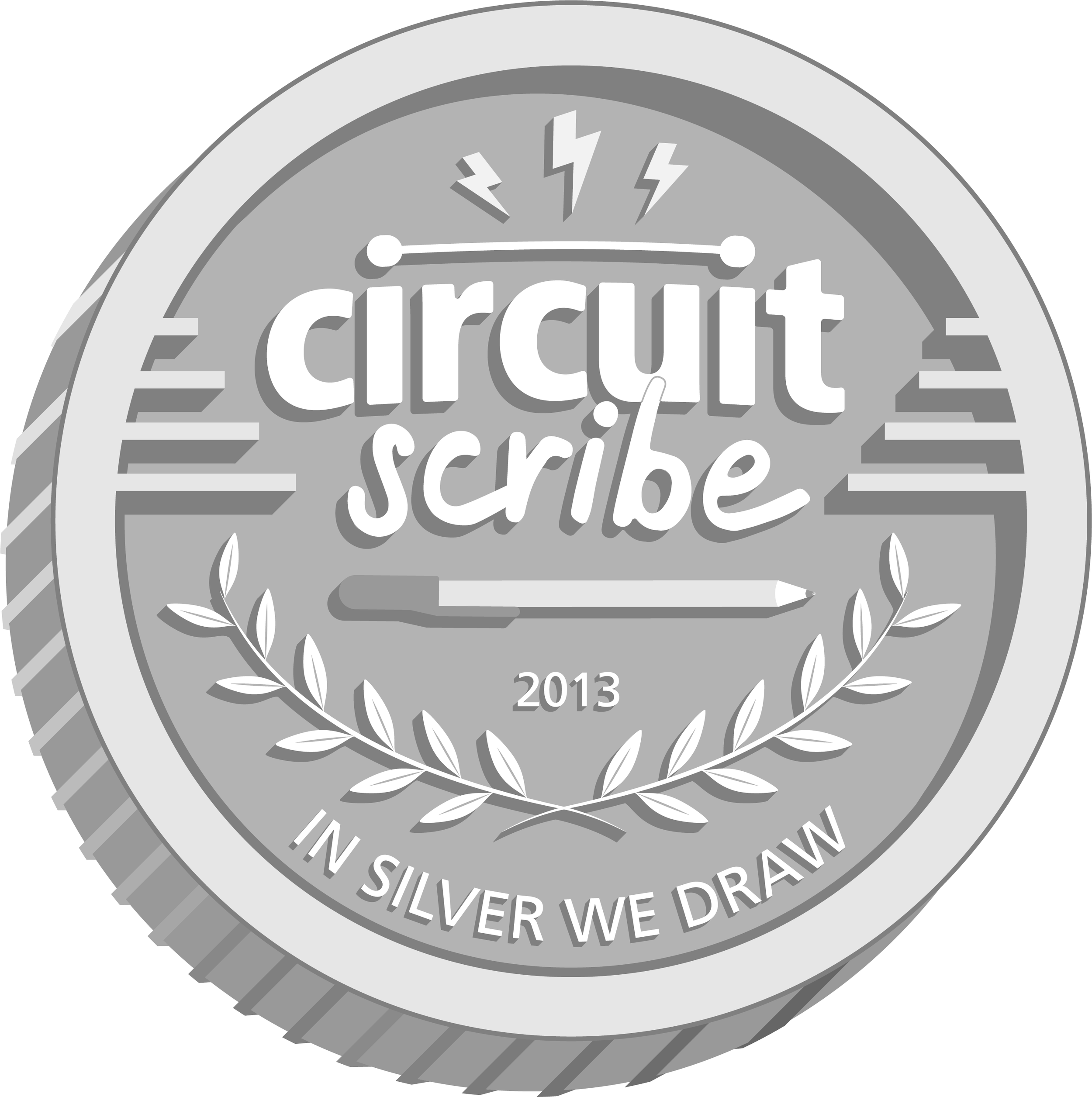 Circuit Scribe Silver Coin 