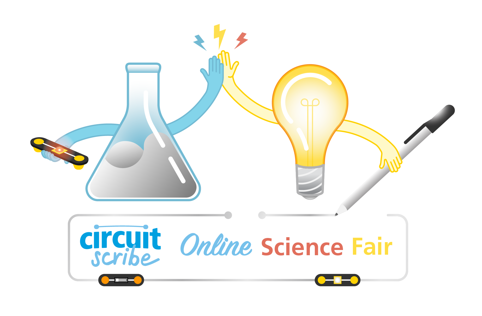 Circuit Scribe Online Science Fair Graphic