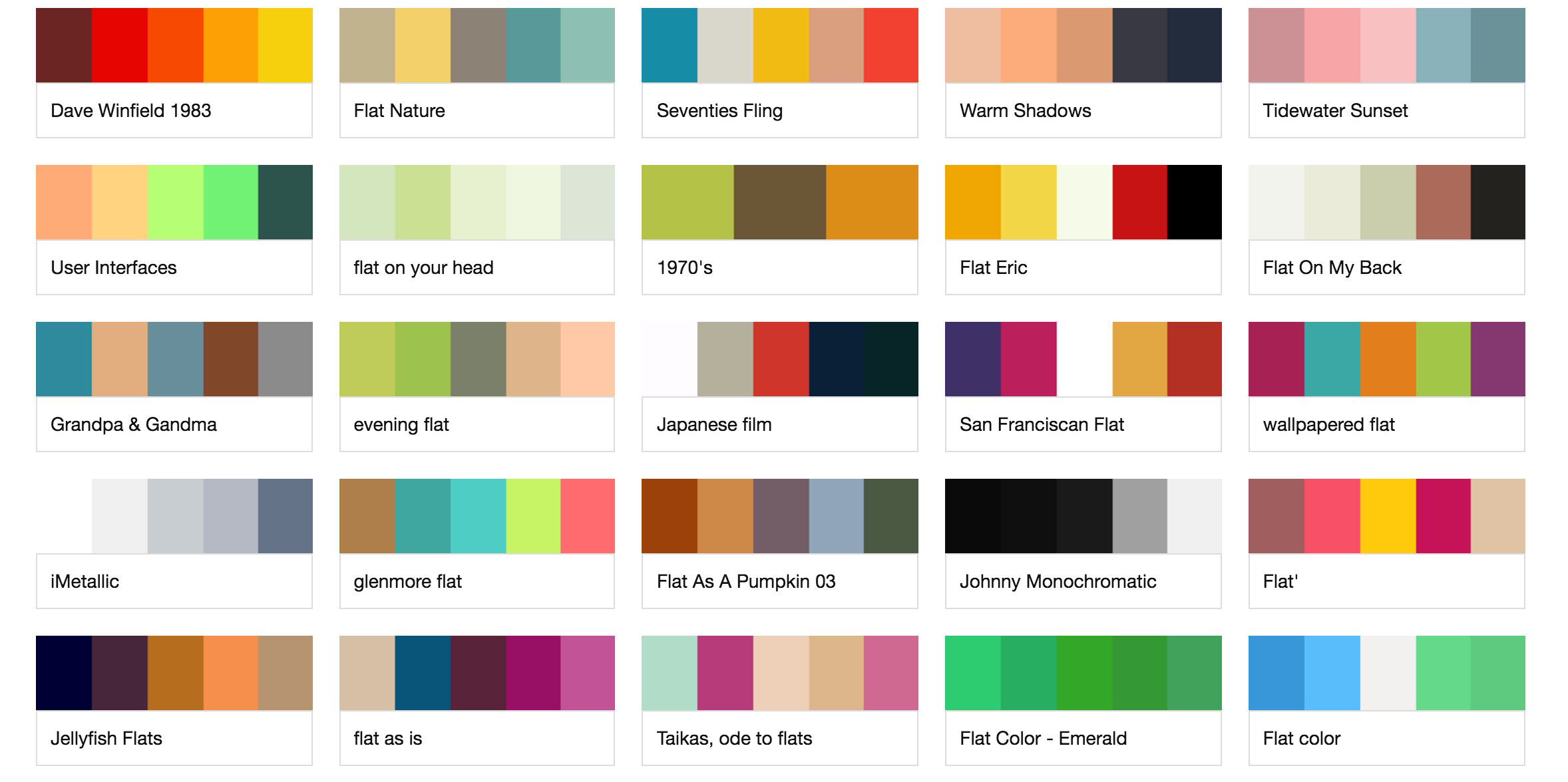 Color Groups — Jennifer Design
