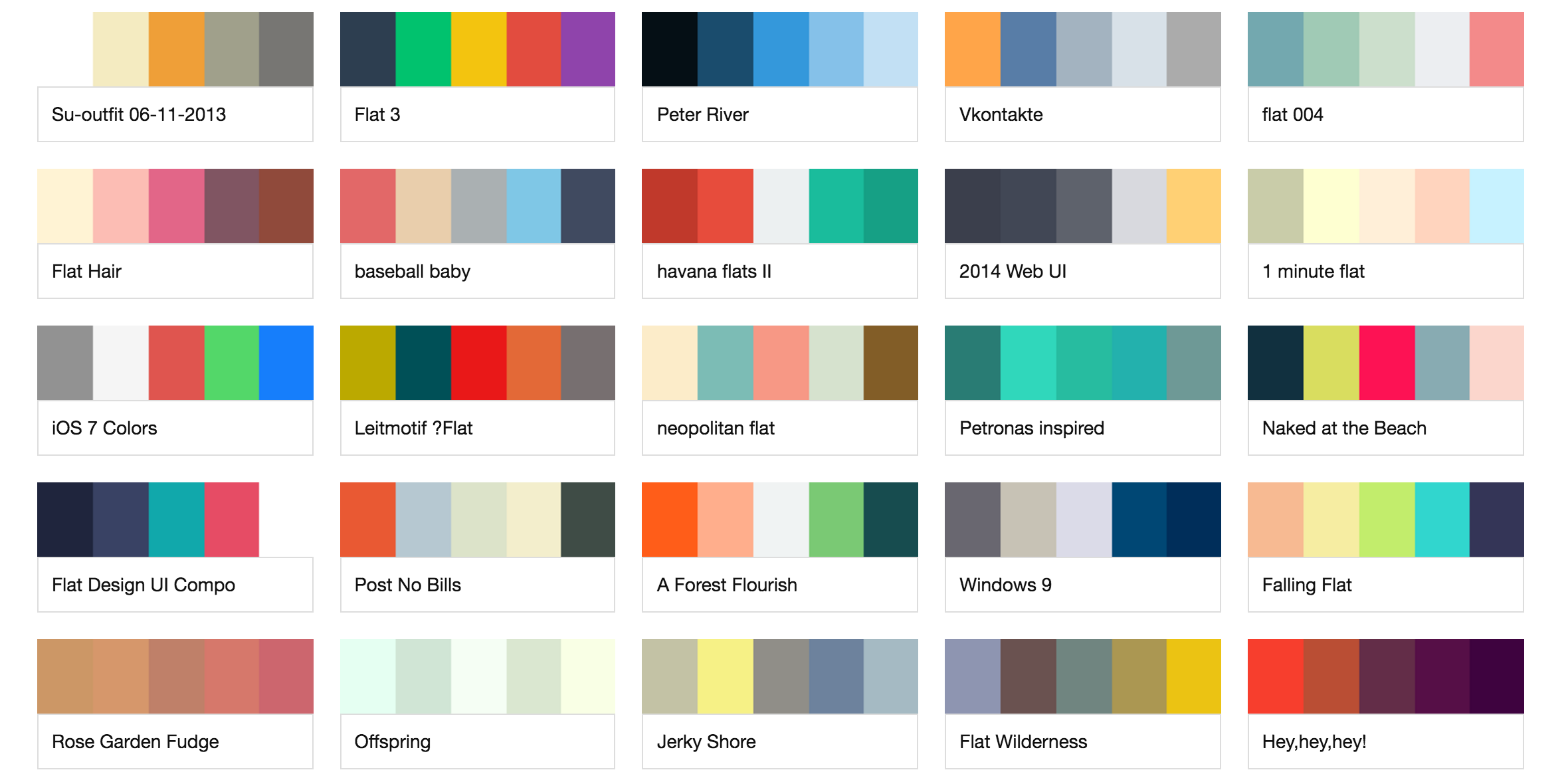 Color Groups — Jennifer Design