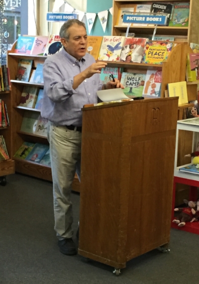 Speaking at Left Bank Books, St. Louis