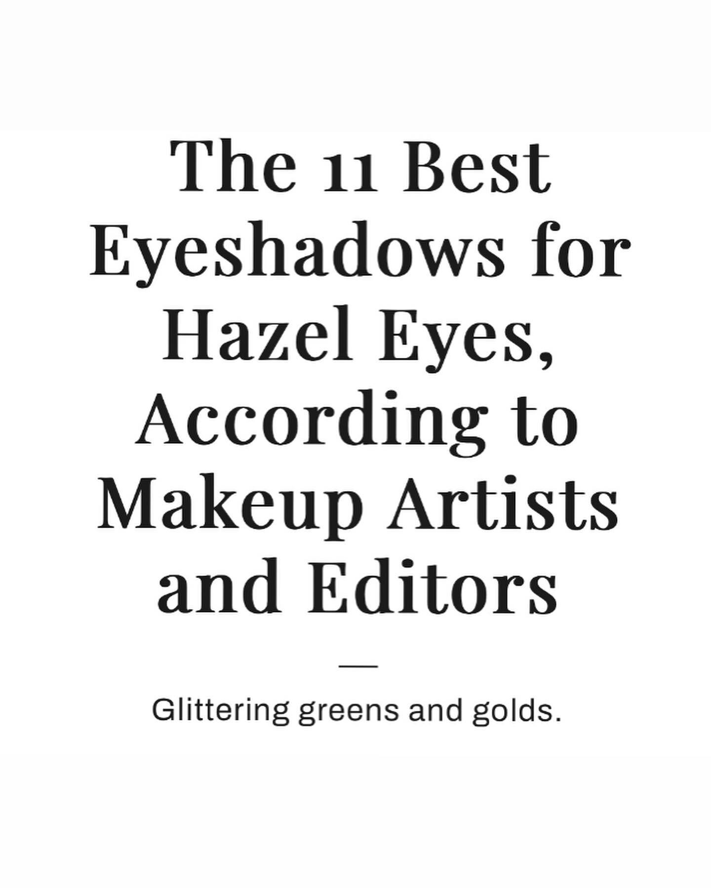 Thanks to @marieclairemag for including me in this article written by @brooke_knapp. Read the full article by clicking the link in my PRESS story highlights! 
#marieclaire #beauty #promakeupartist #makeuptutorial #hazeleyes #besteyeshadowpalette #cha