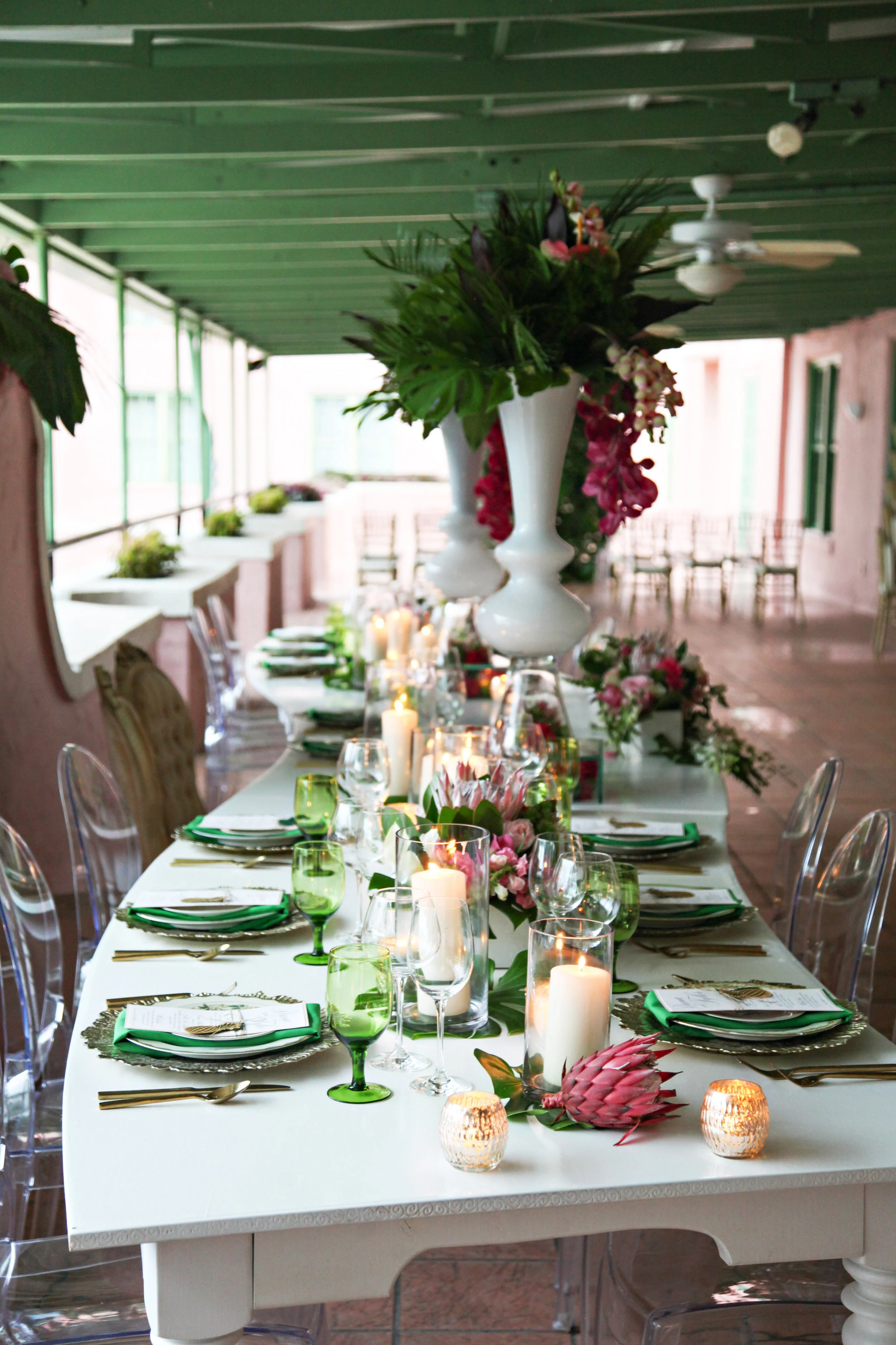Tropical Pink and Green Reception Setting.jpg