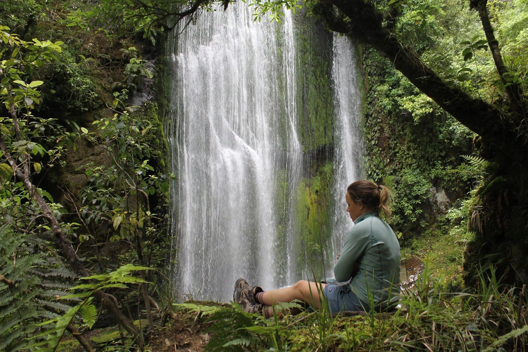 Susan conducting a gap year site visit in New Zealand.
