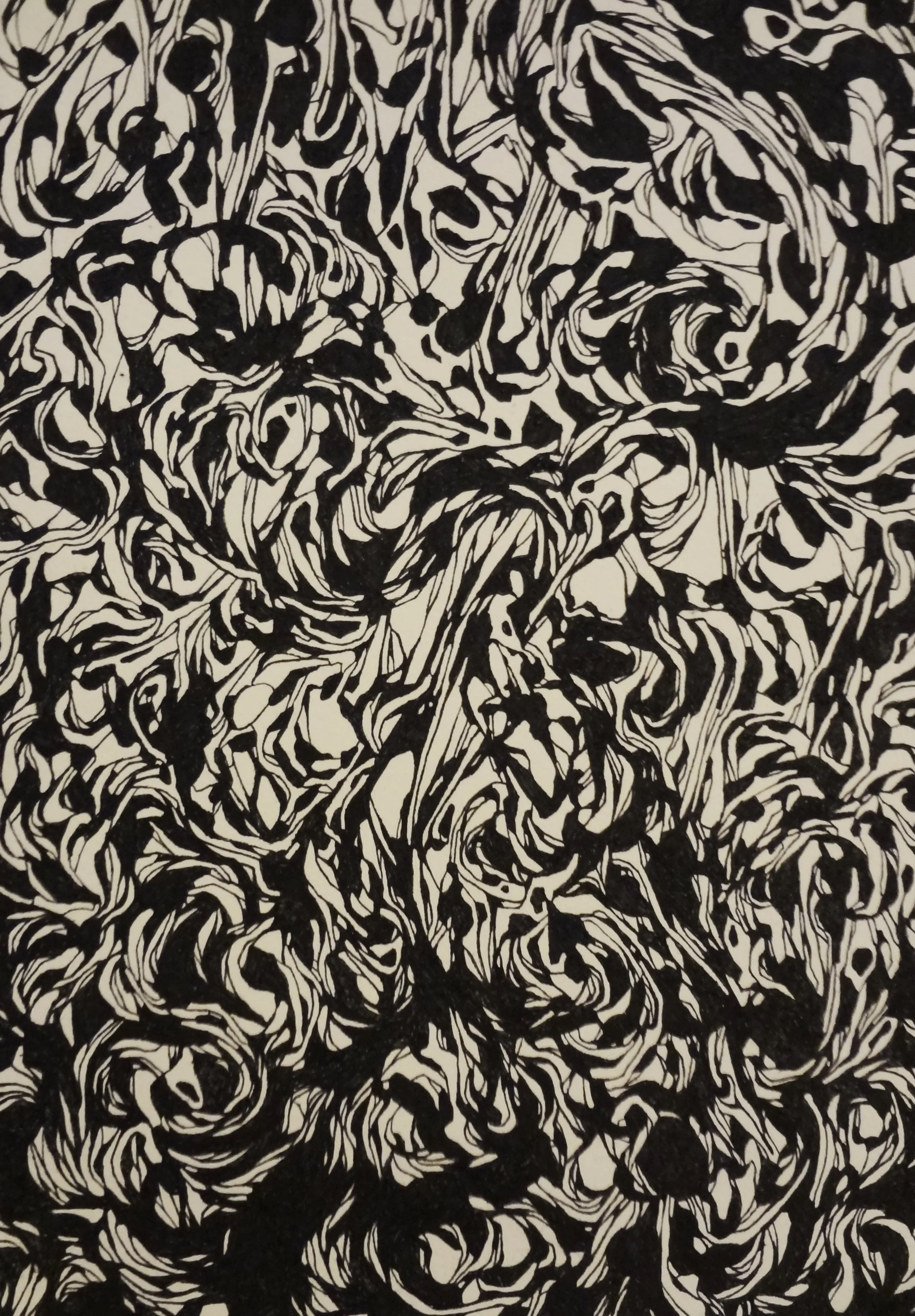 2016, ink on paper, 12 x 16 inches