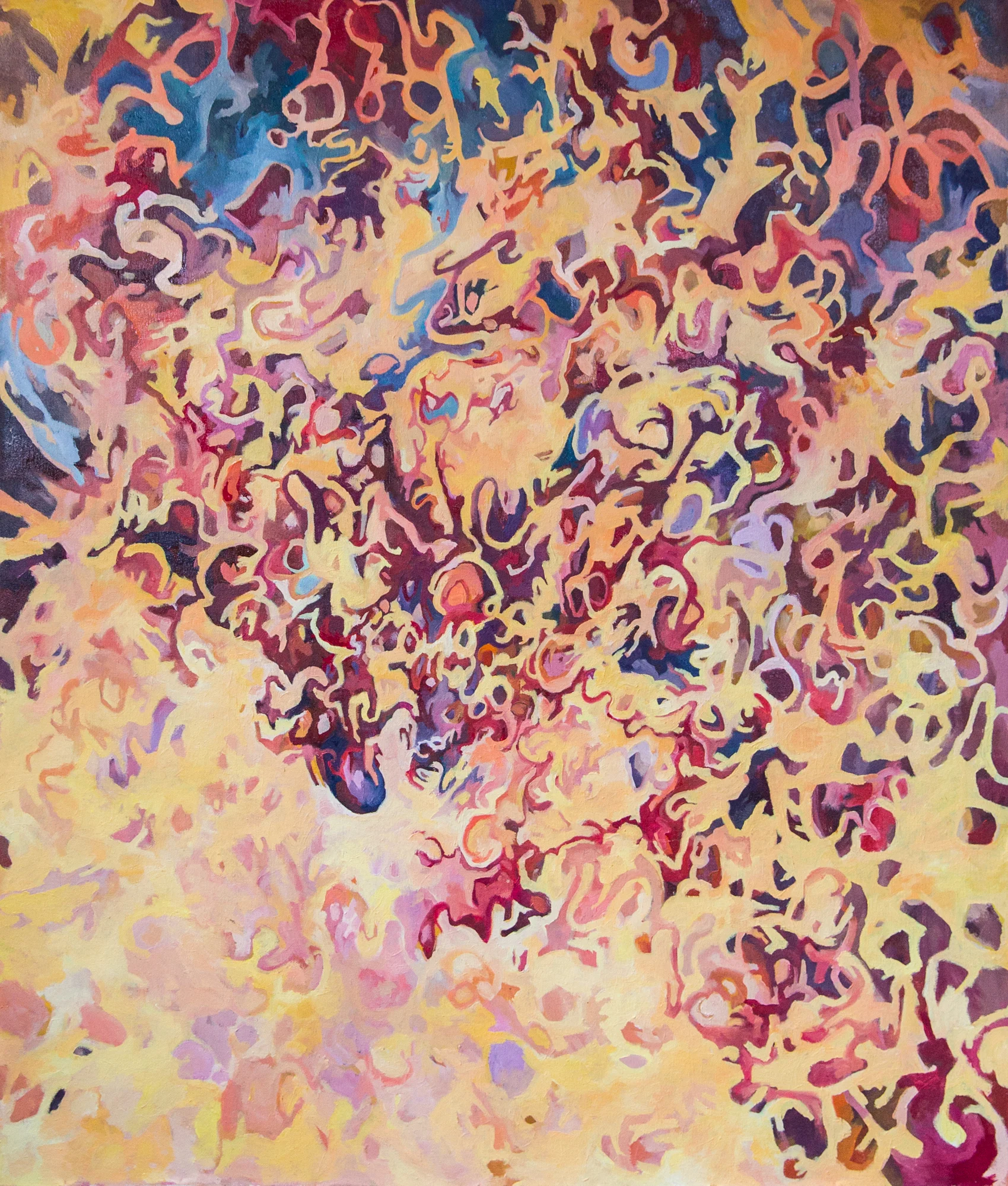 Icarus, 2018, oil on canvas, 40 x 36 inches