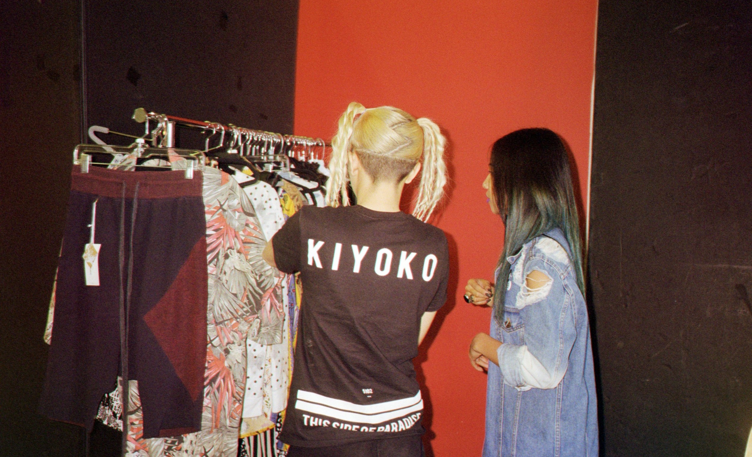  Hayley Kiyoko on the set of her cover shoot for ISSUE 05 of SUSPEND. / Photo: © Diane Abapo 