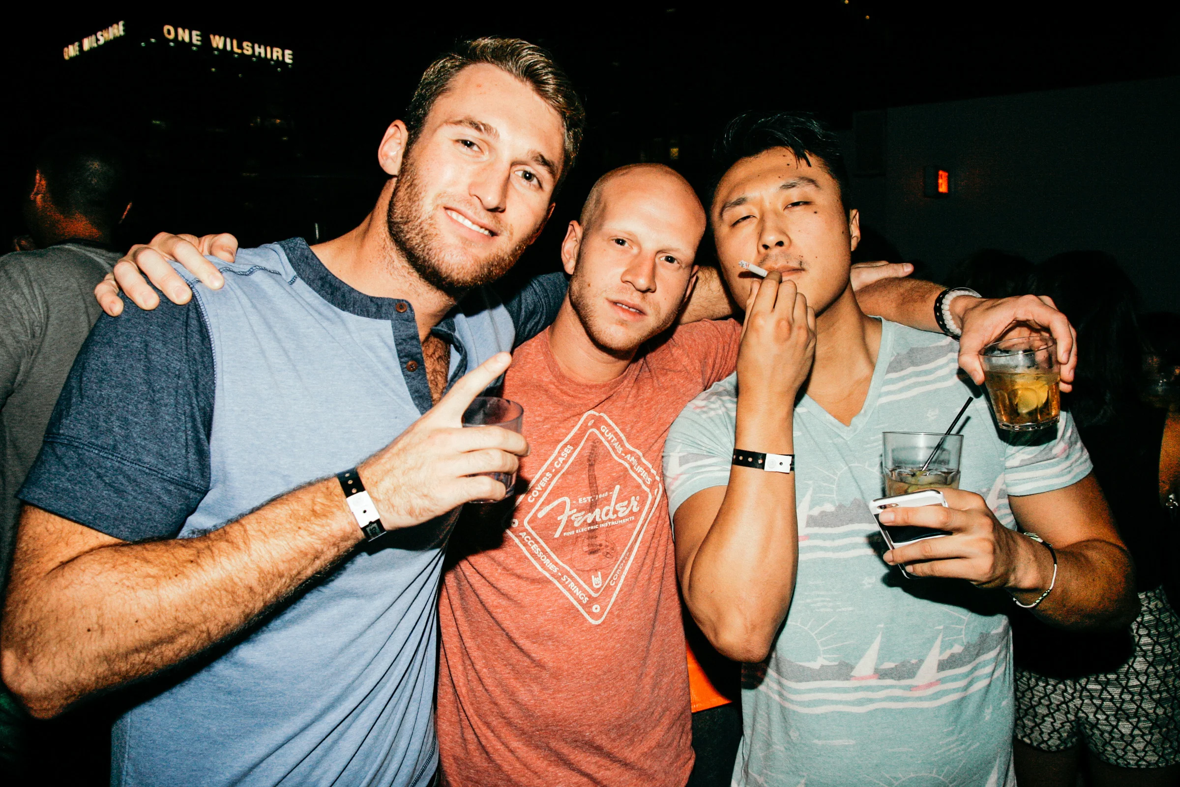 Geng Weng (right) at #NIGHTSWIMDTLA (Oct 1) presented by SUSPEND Magazine, HLZ BLZ, DOPE Fairfax, Ladies First Events, and LOVE+MADE. / Photo: © Jonathan Tate for SUSPEND Magazine