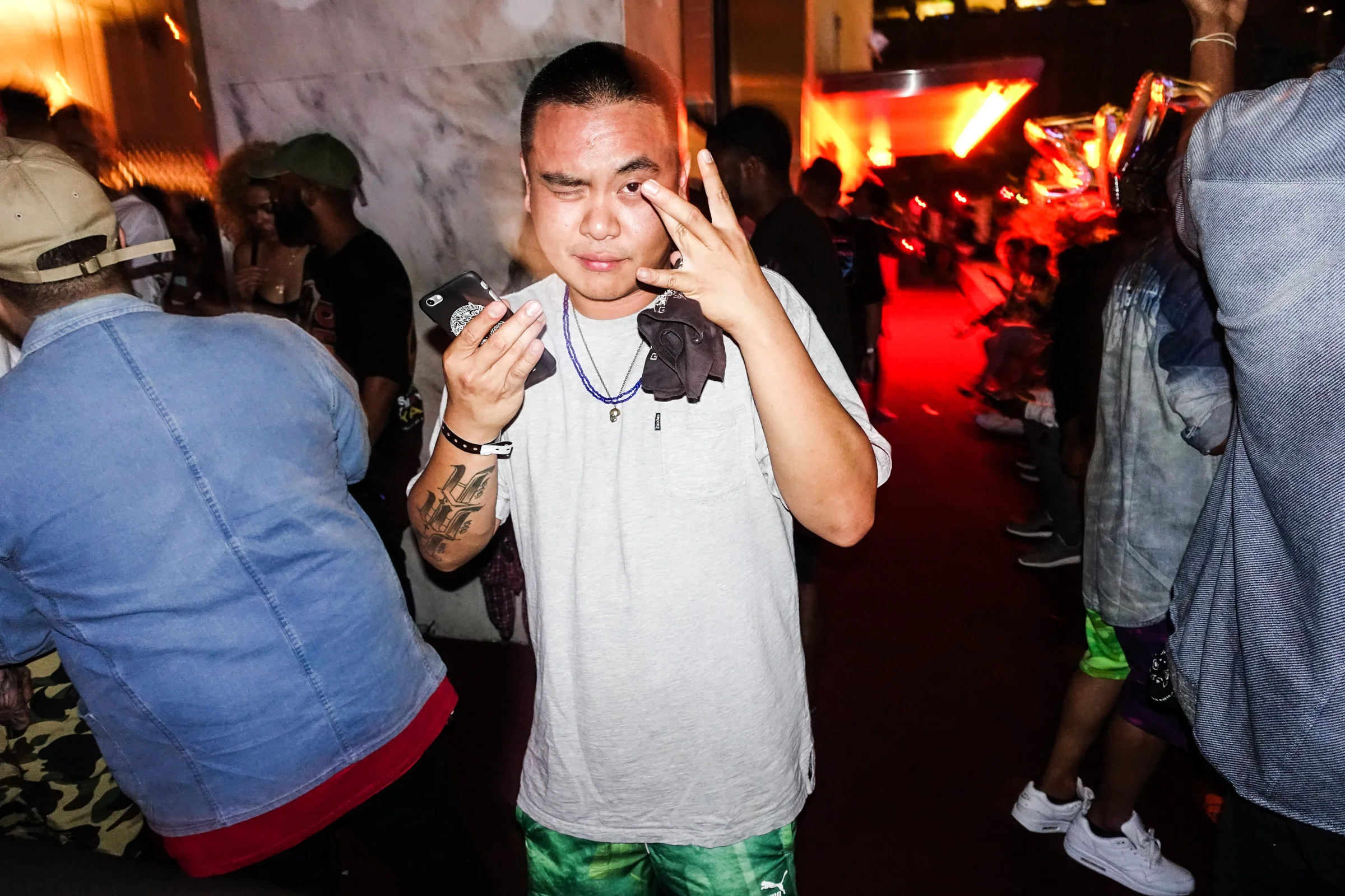 Guest at #NIGHTSWIMDTLA (Oct 1) presented by SUSPEND Magazine, HLZ BLZ, DOPE Fairfax, Ladies First Events, and LOVE+MADE. / Photo: © Randy Nakajima