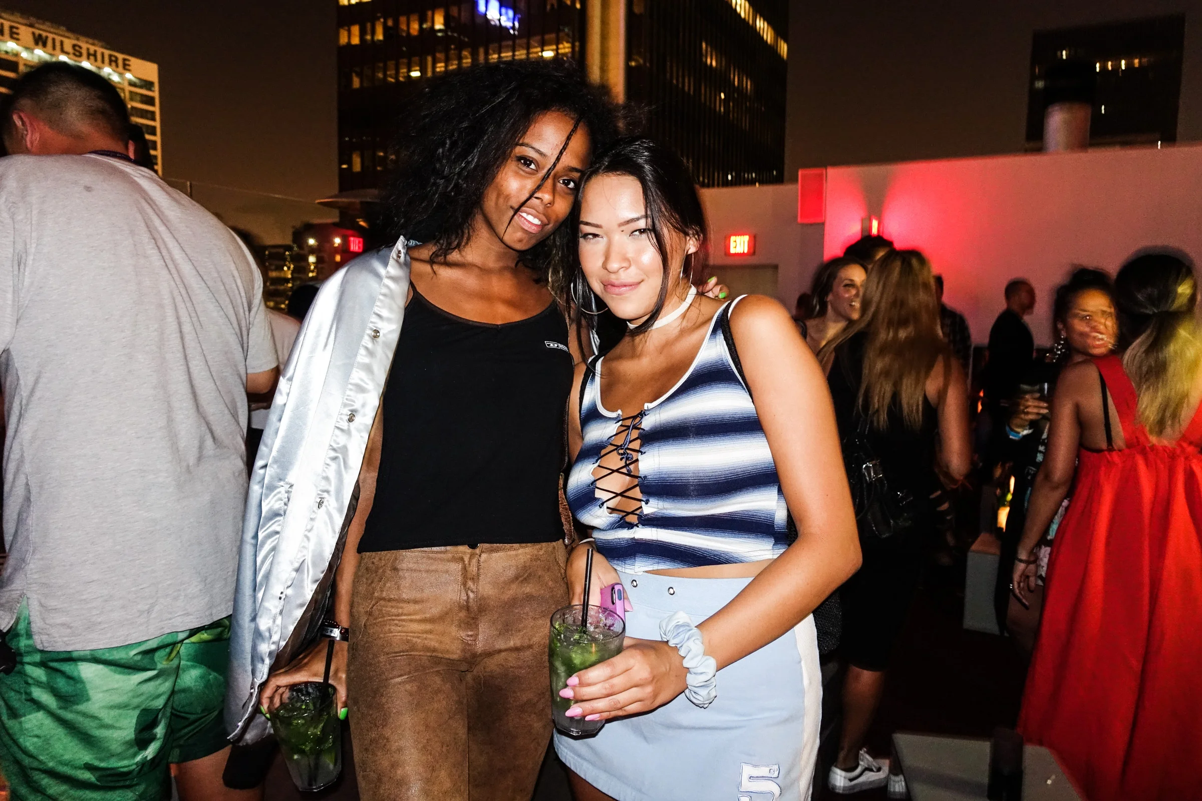 Danielle Alston and Danielle So of Verluxe Magazine at #NIGHTSWIMDTLA (Oct 1) presented by SUSPEND Magazine, HLZ BLZ, DOPE Fairfax, Ladies First Events, and LOVE+MADE. / Photo: © Randy Nakajima