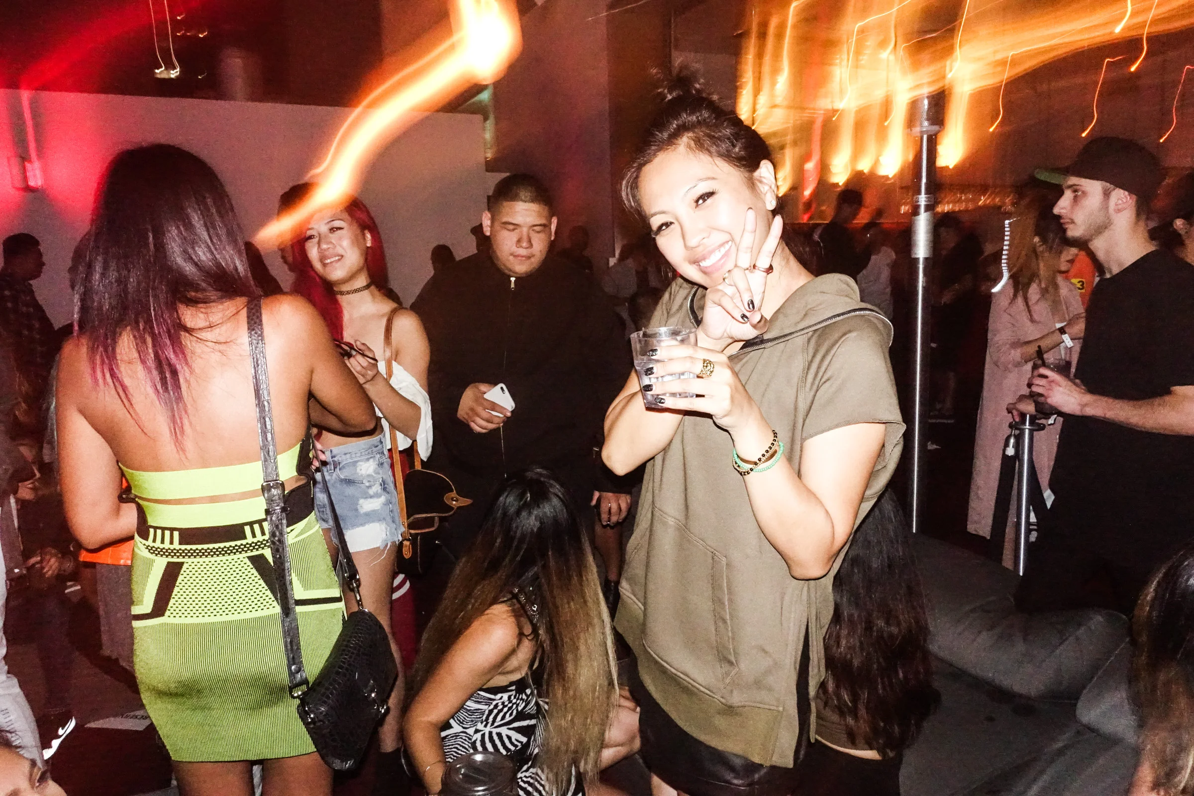 End of the night at #NIGHTSWIMDTLA (Oct 1) presented by SUSPEND Magazine, HLZ BLZ, DOPE Fairfax, Ladies First Events, and LOVE+MADE. / Photo: © Randy Nakajima