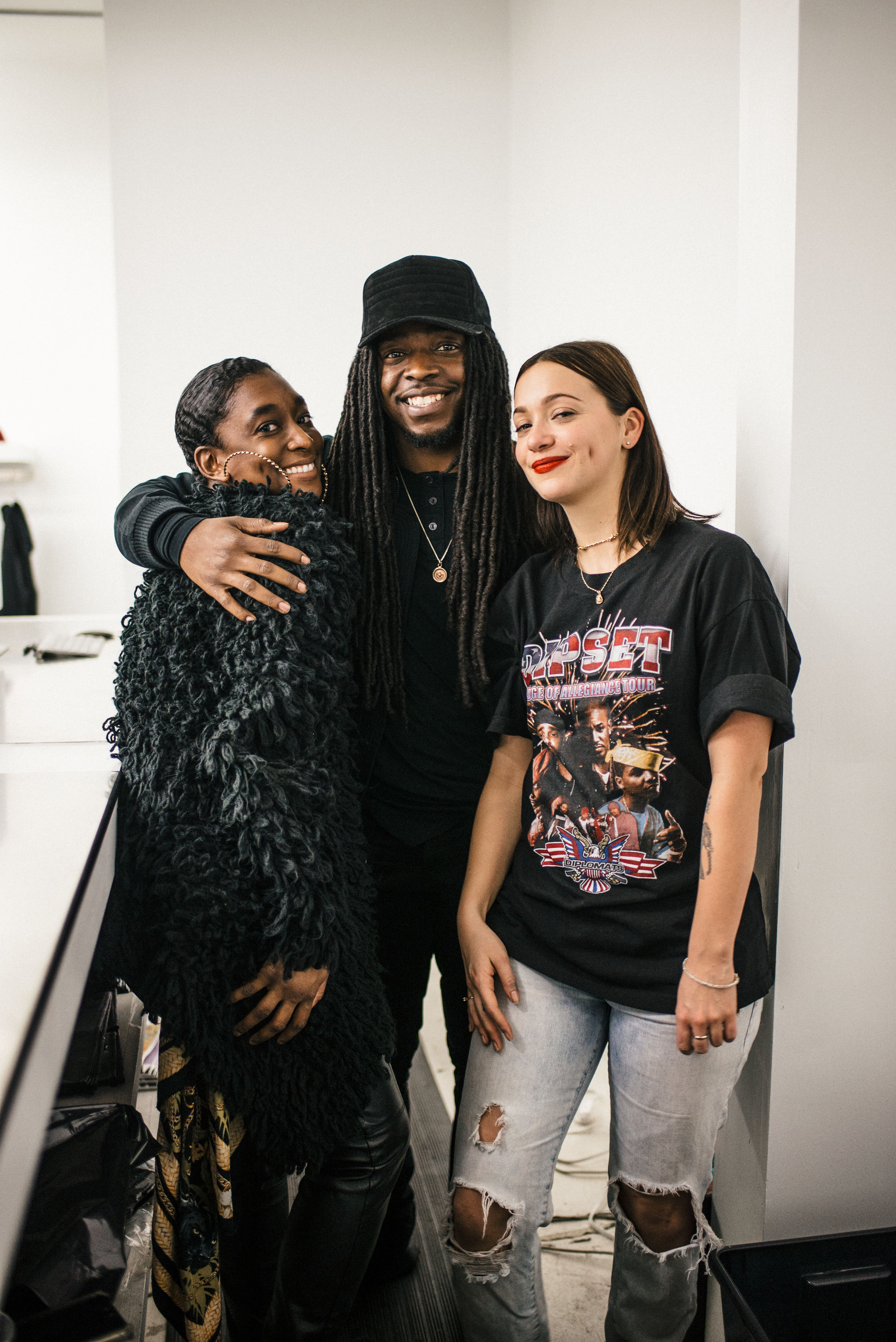  Sandalboyz Launch at Dope Fairfax (Jan 22). Pictured: Charlotte Upshaw, Dell Hopkins, and Bliss Evans.&nbsp;/ Photo: © Diane Abapo for SUSPEND Magazine. 