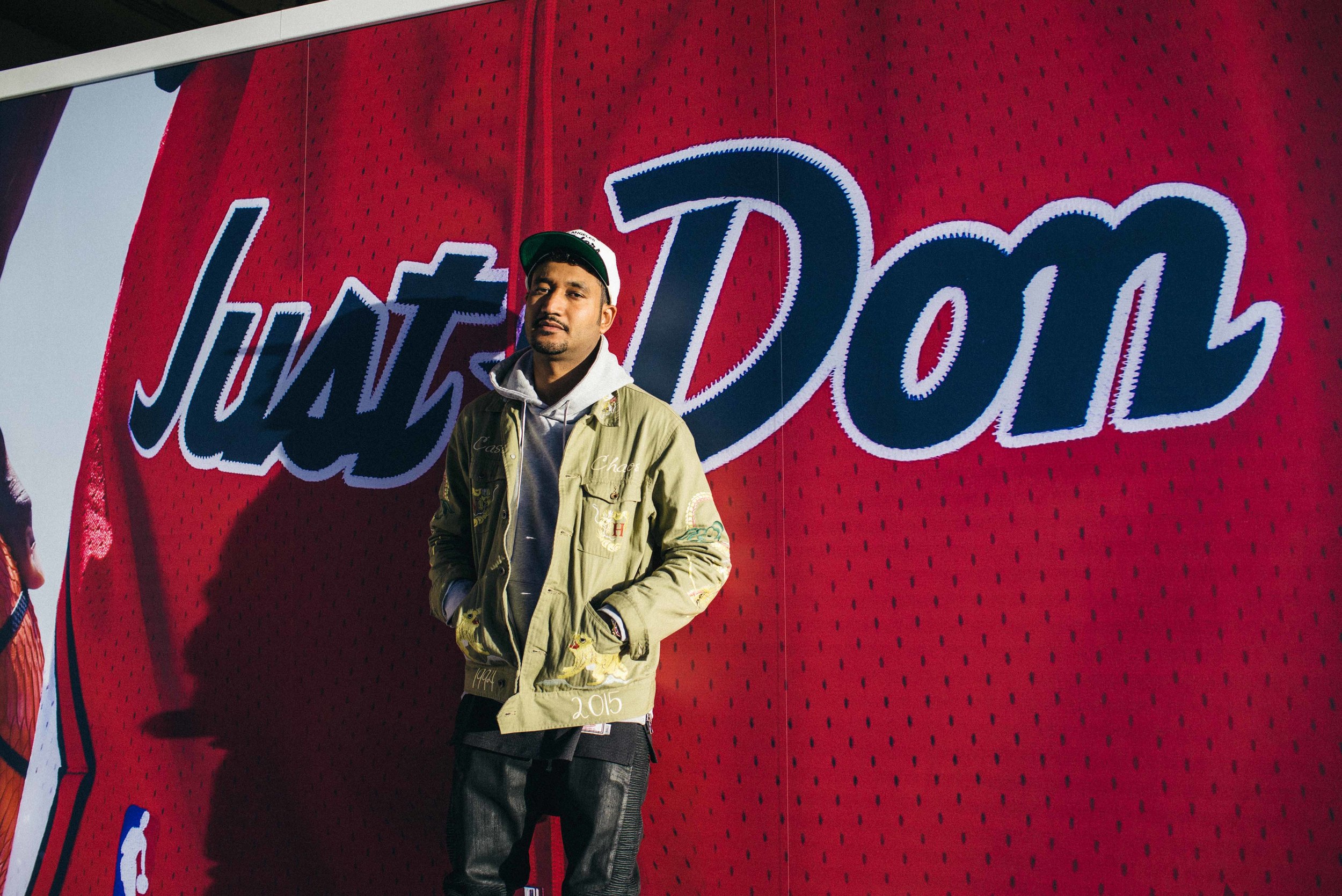  Don C at the Just Don® Pop-Up in Downtown Los Angeles (Feb 2016). / Photo: © Diane Abapo, SUSPEND Magazine 