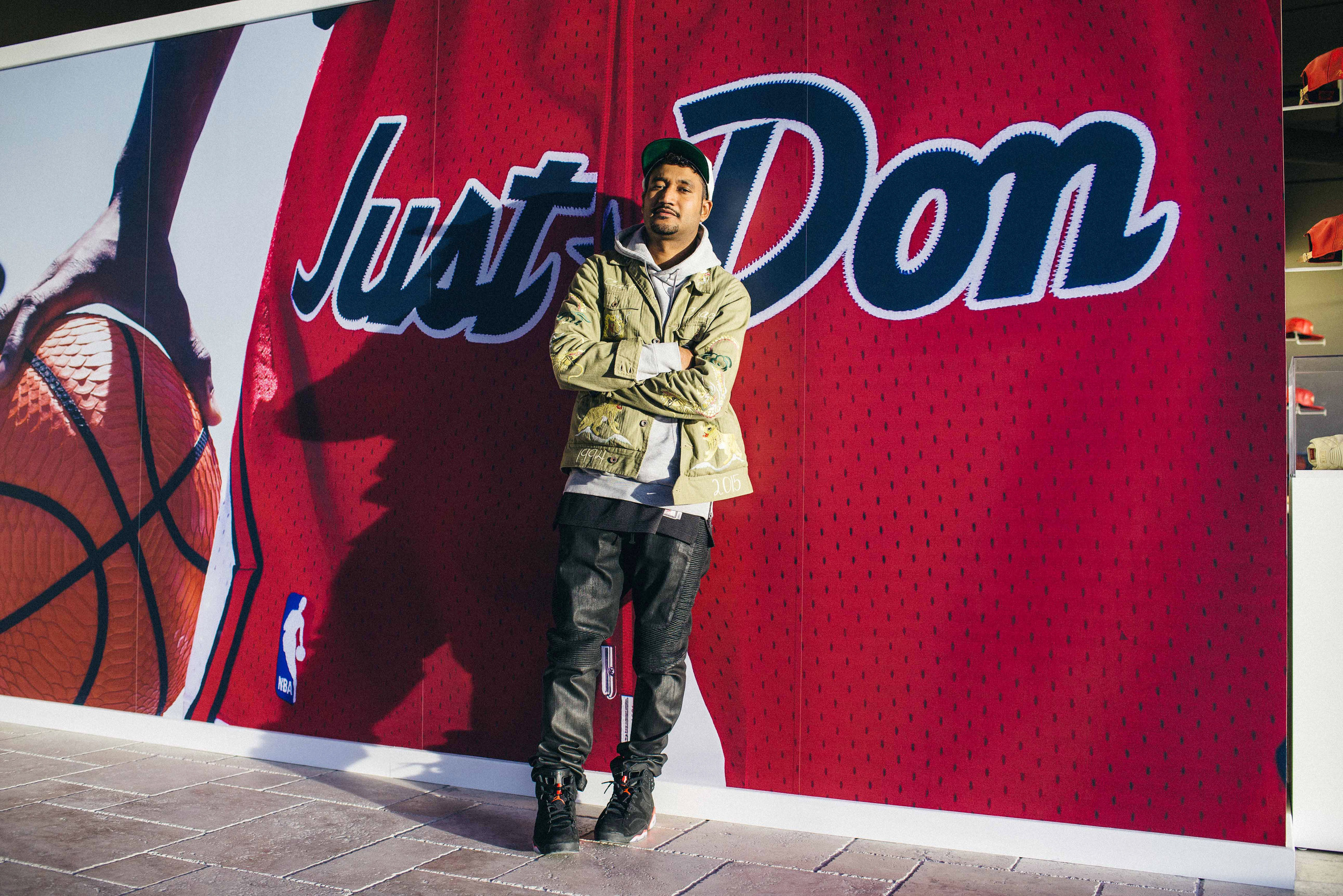  Don C at the Just Don® Pop-Up in Downtown Los Angeles (Feb 2016). / Photo: © Diane Abapo, SUSPEND Magazine 