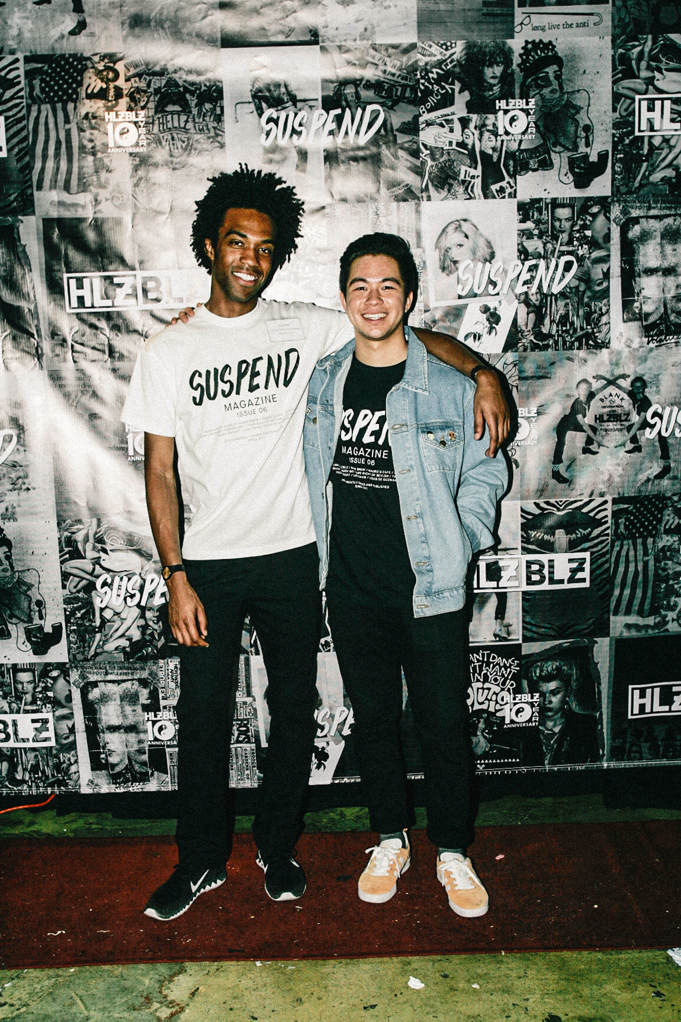  Jonathan Tate and Brennan de Aguirre of SUSPEND at the ISSUE 06 Release Party x 10YR HLZBLZ Anniversary (Feb 11) at Globe Theater. 