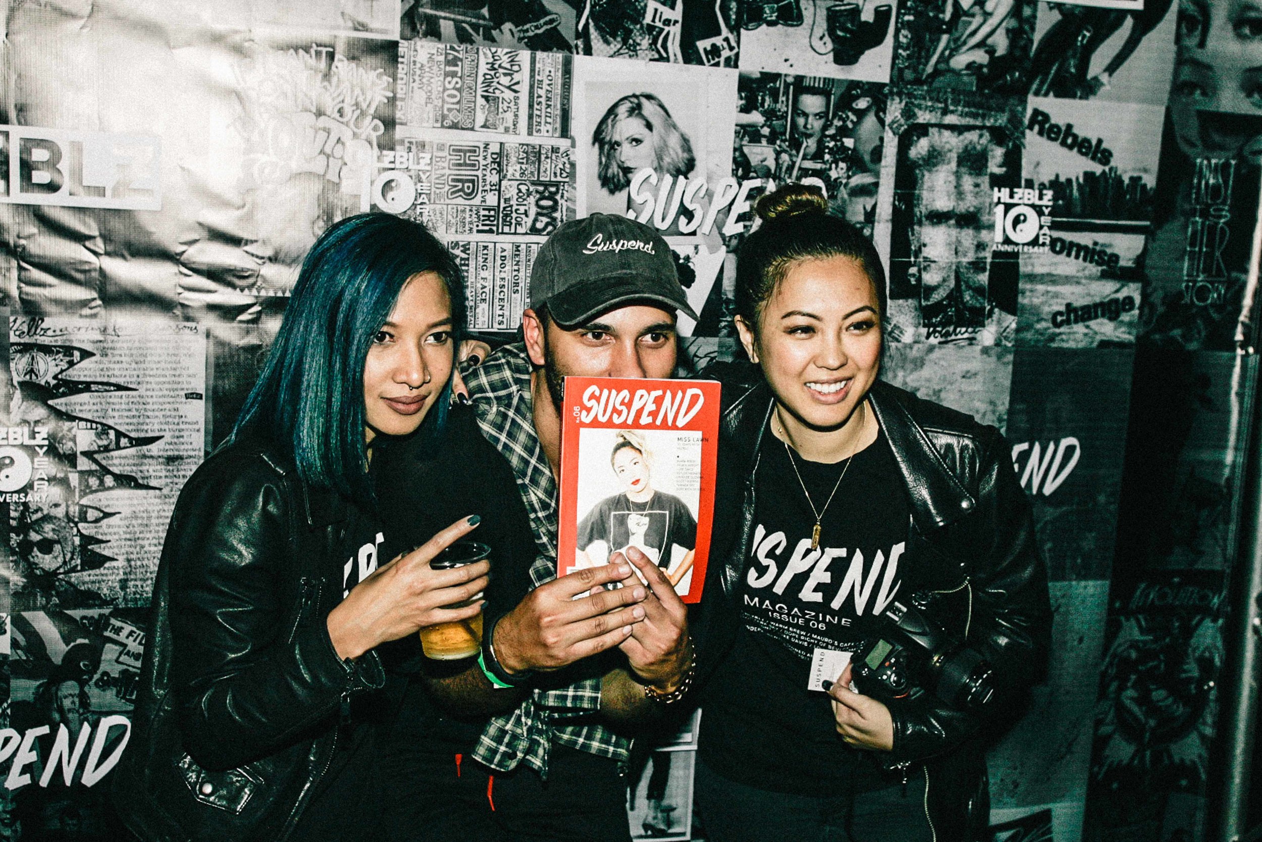 David Allen at the ISSUE 06 Release Party x 10YR HLZBLZ Anniversary (Feb 11) at Globe Theater. / Photo: © Jonathan Tate for SUSPEND Magazine. 